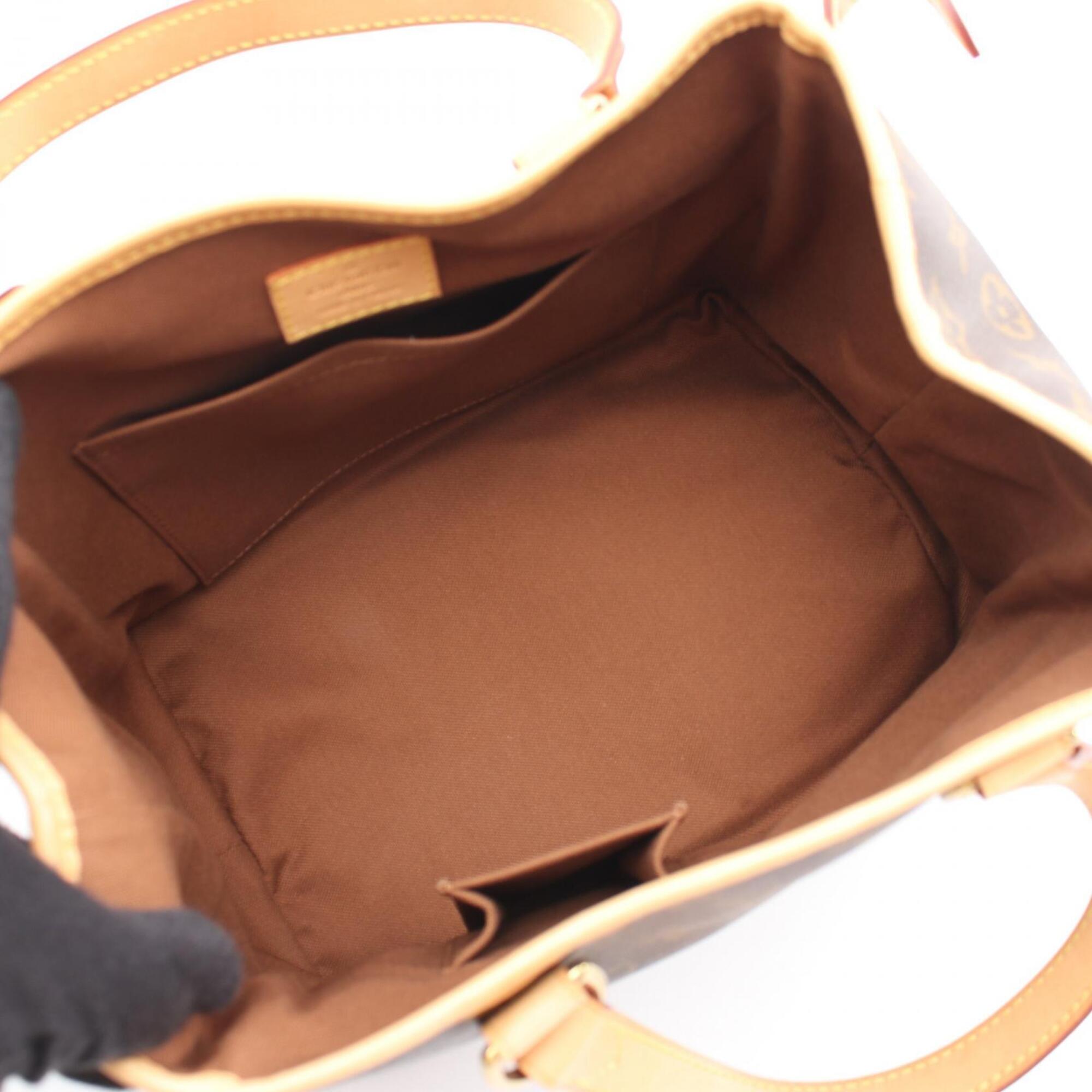 Louis Vuitton Brown Coated Canvas Leather Handbag (Pre-Owned)
