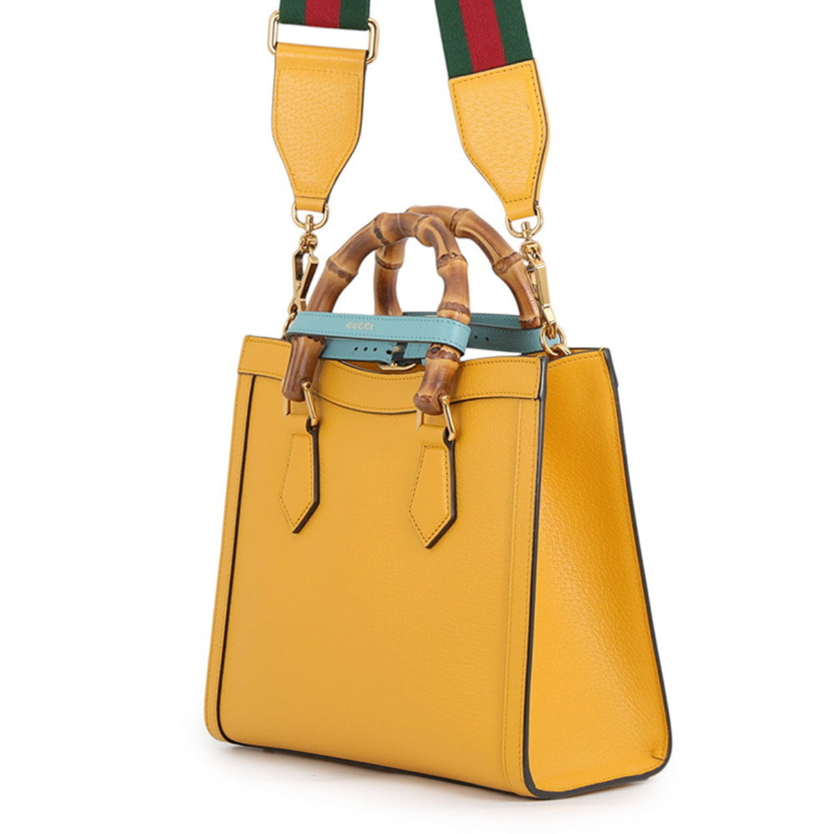 Gucci Yellow Leather Handbag (Pre-Owned)