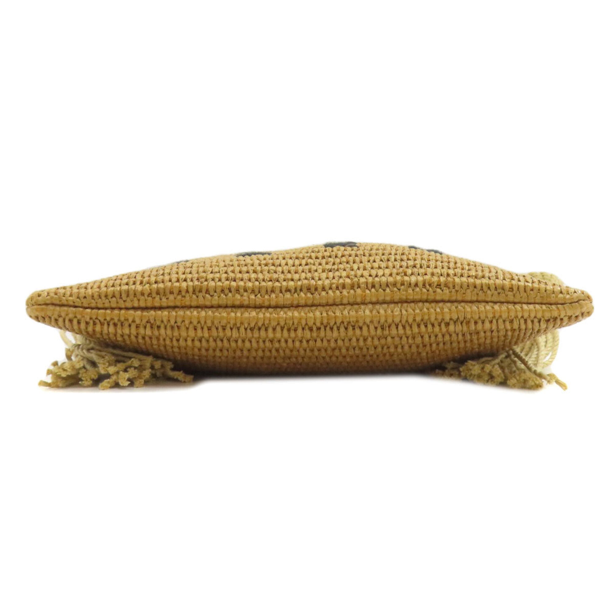 Marni Brown Raffia Shoulder Bag (Pre-Owned)