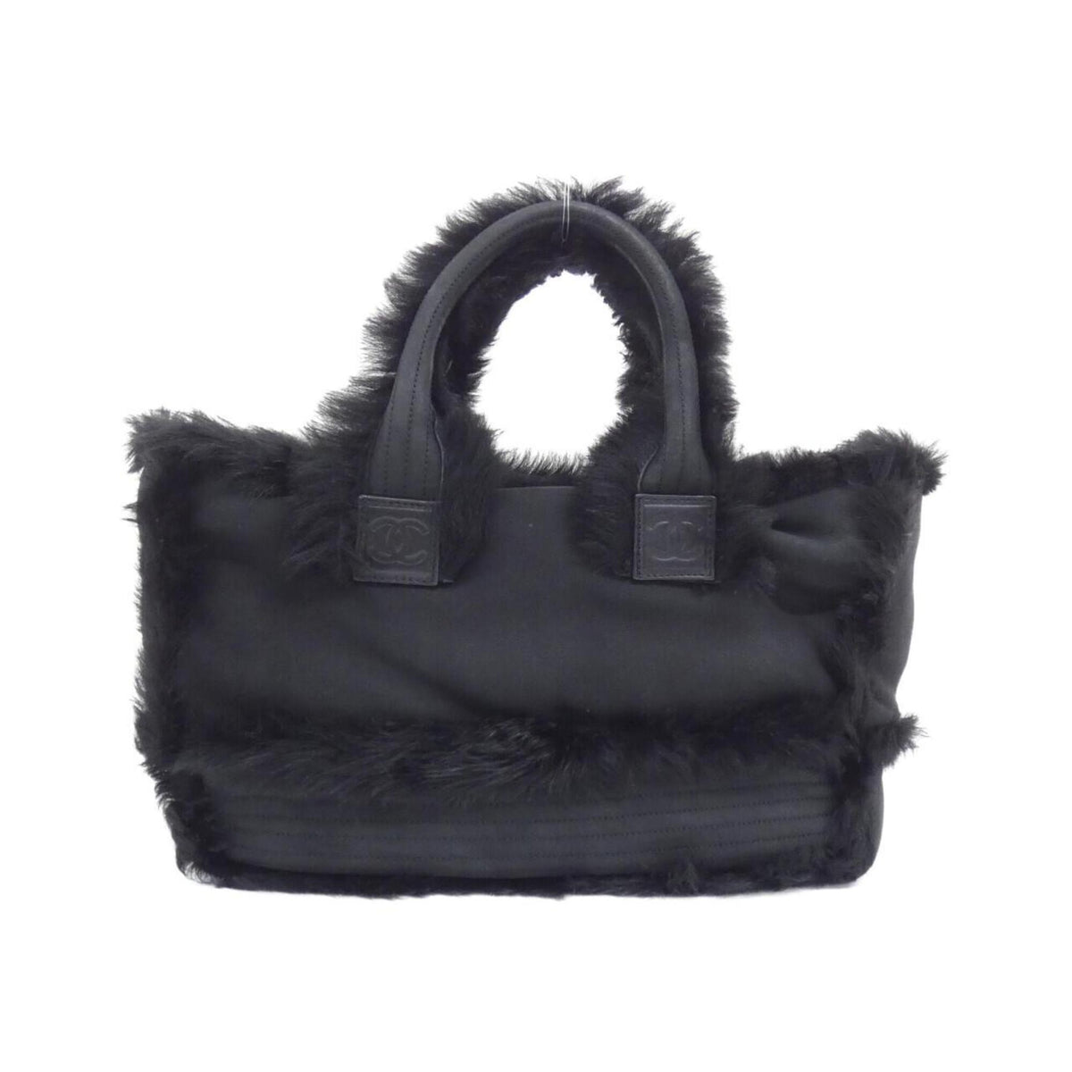 Chanel Black Fur Handbag (Pre-Owned)