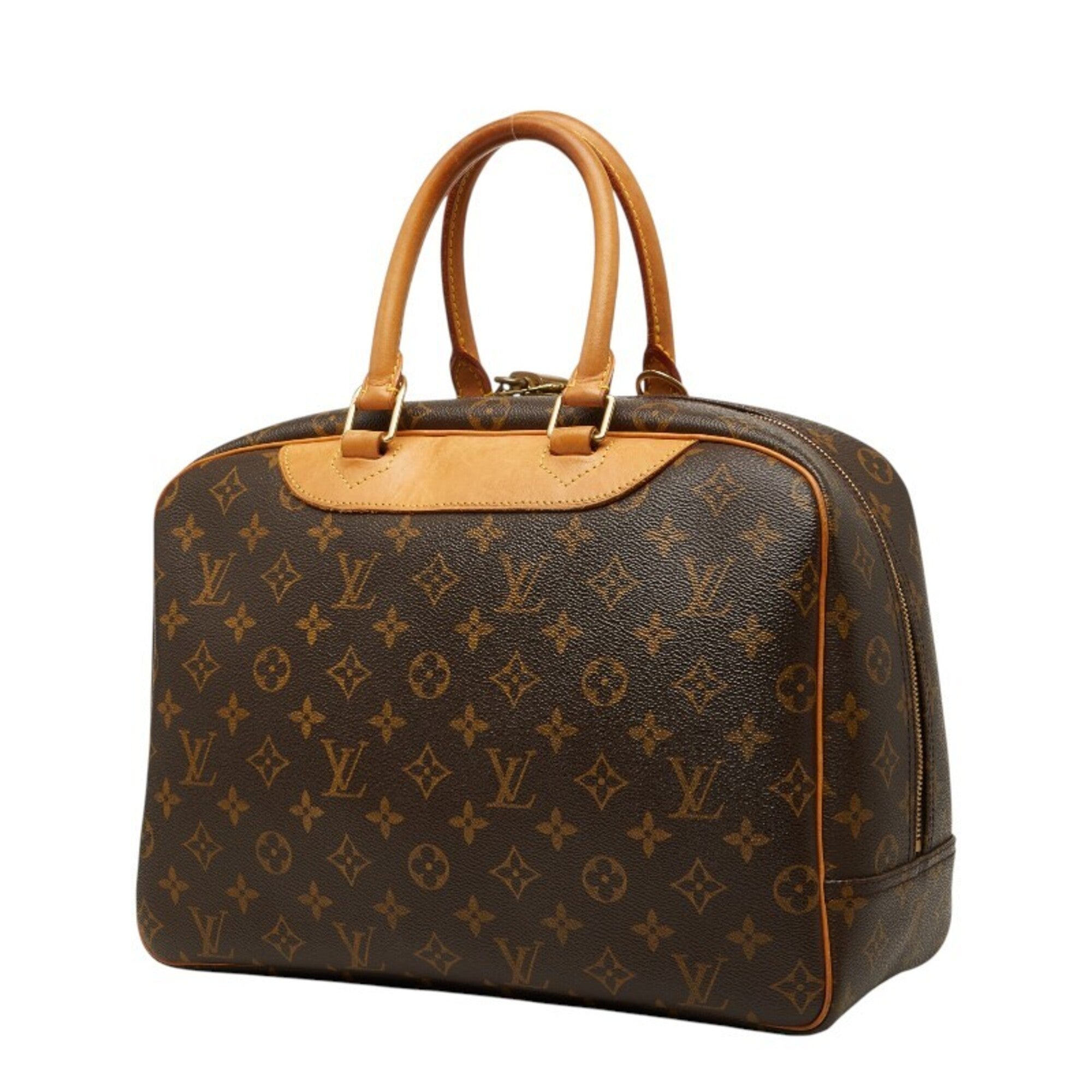 Louis Vuitton Brown Pvc Leather Handbag (Pre-Owned)