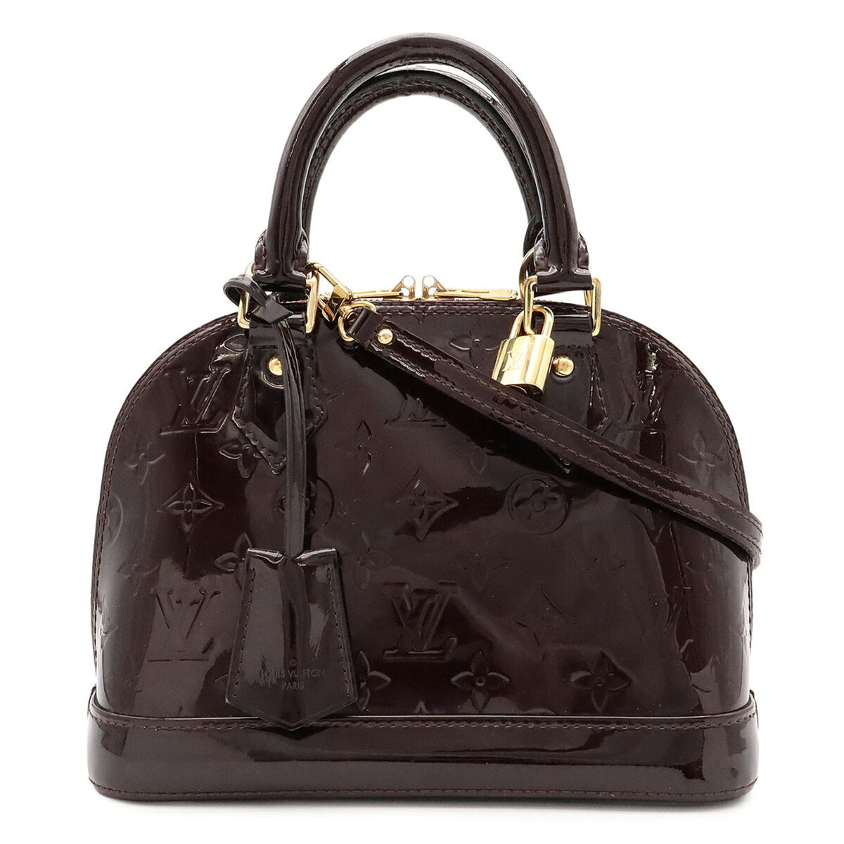 Louis Vuitton Amarante Monogram Vernis Handbag Shoulder Bag (Pre-Owned)