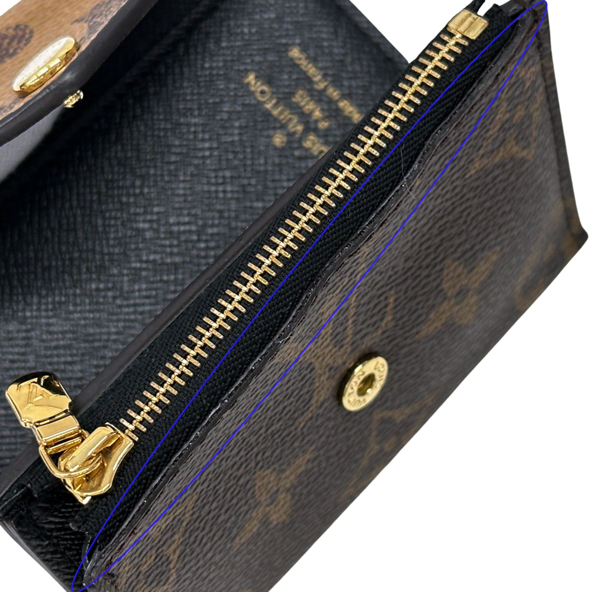 Louis Vuitton Brown Monogram Monogram Wallet (Tri-Fold) (Pre-Owned)