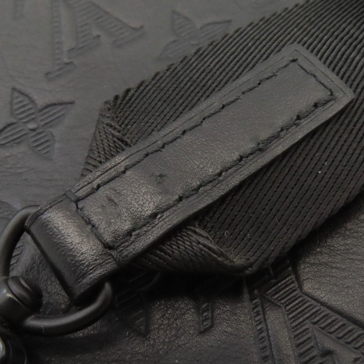 Louis Vuitton Black Monogram Shadow Shoulder Bag (Pre-Owned)