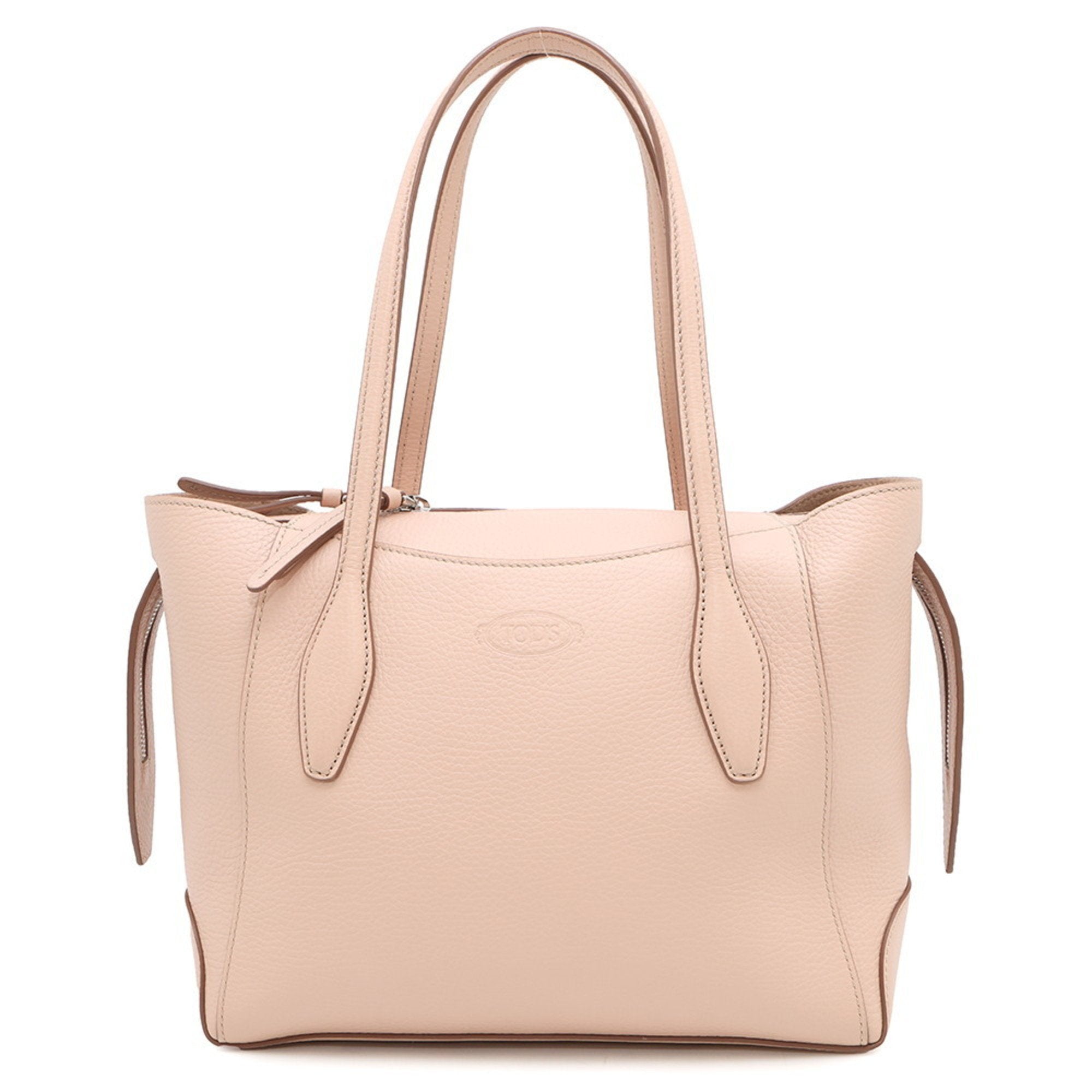 Tod's Light Pink Leather Tote Bag (Pre-Owned)