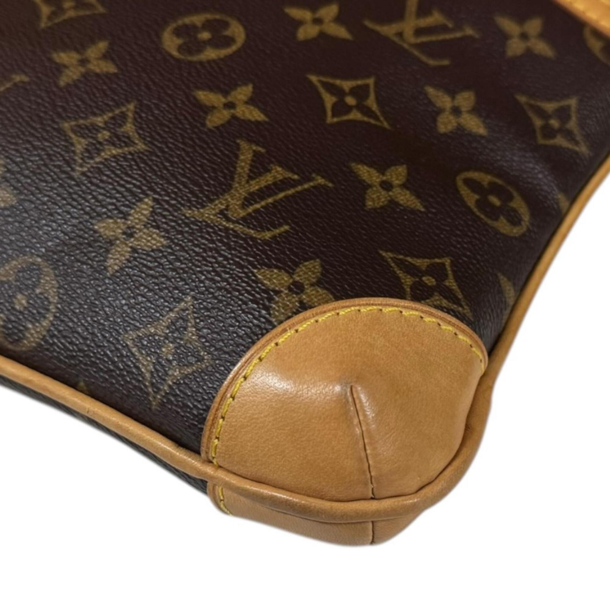 Louis Vuitton Brown Monogram Canvas Shoulder Bag (Pre-Owned)