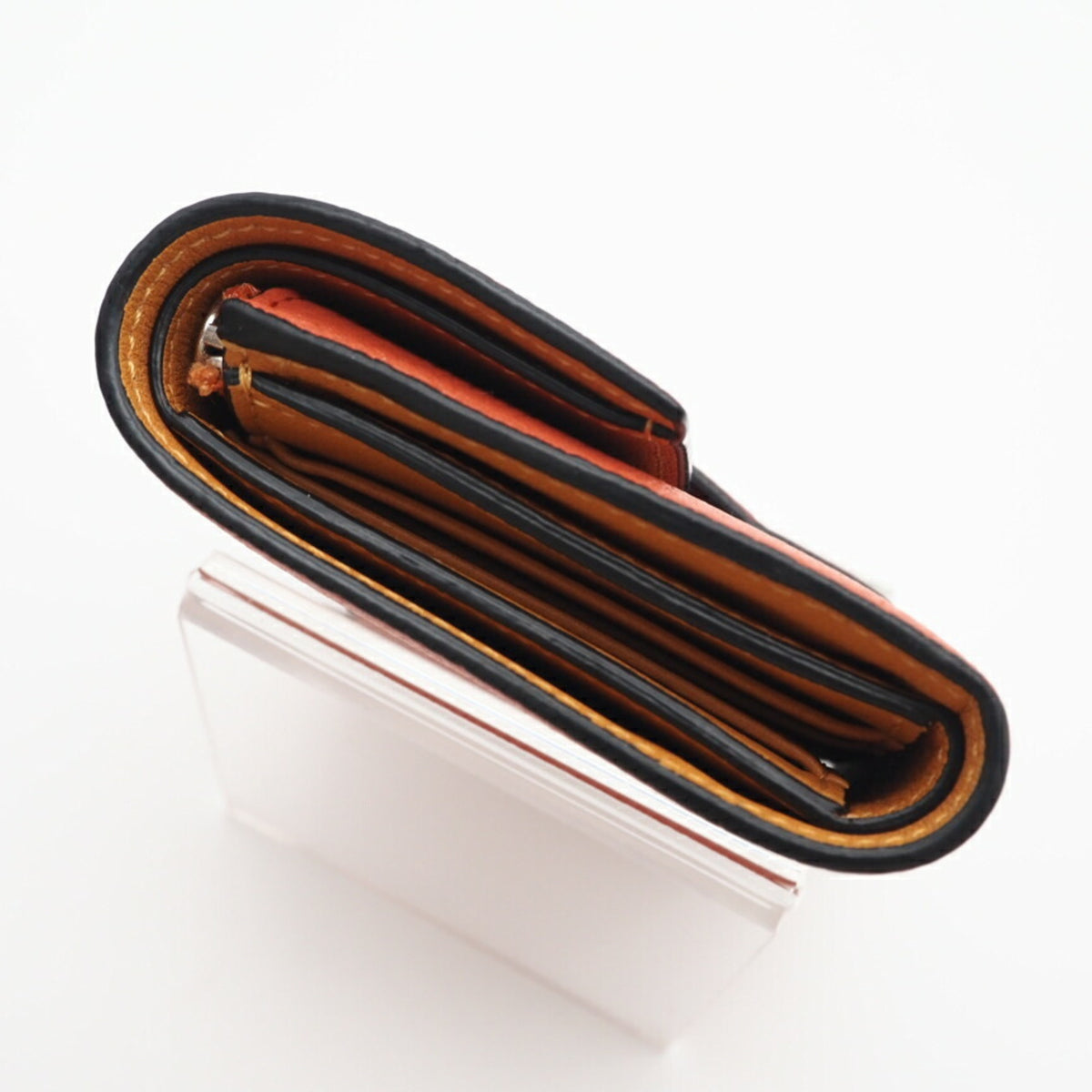 Loewe Orange Leather Wallet (Tri-Fold) (Pre-Owned)
