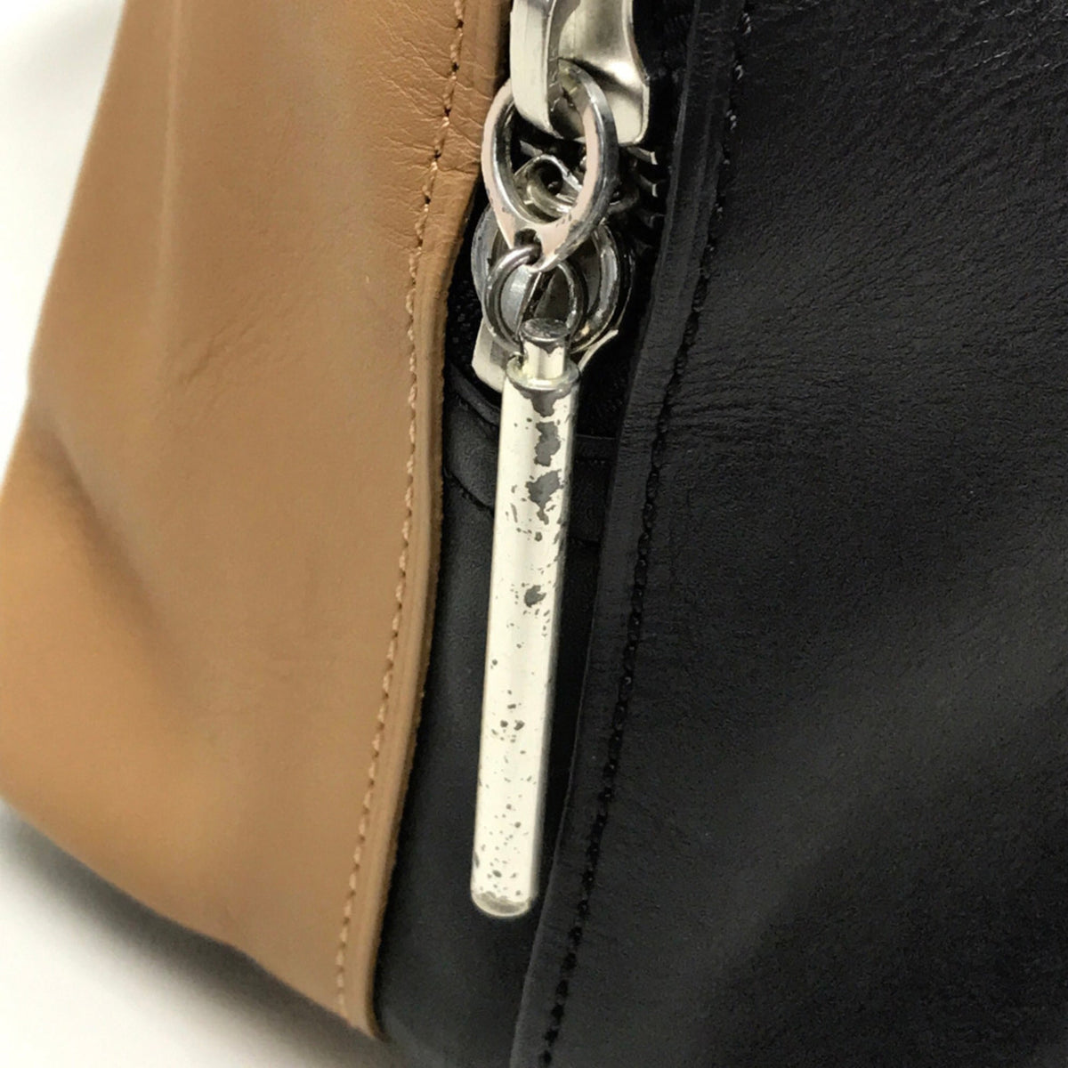 3.1 Phillip Lim Beige Black Leather Handbag Tote Bag (Pre-Owned)