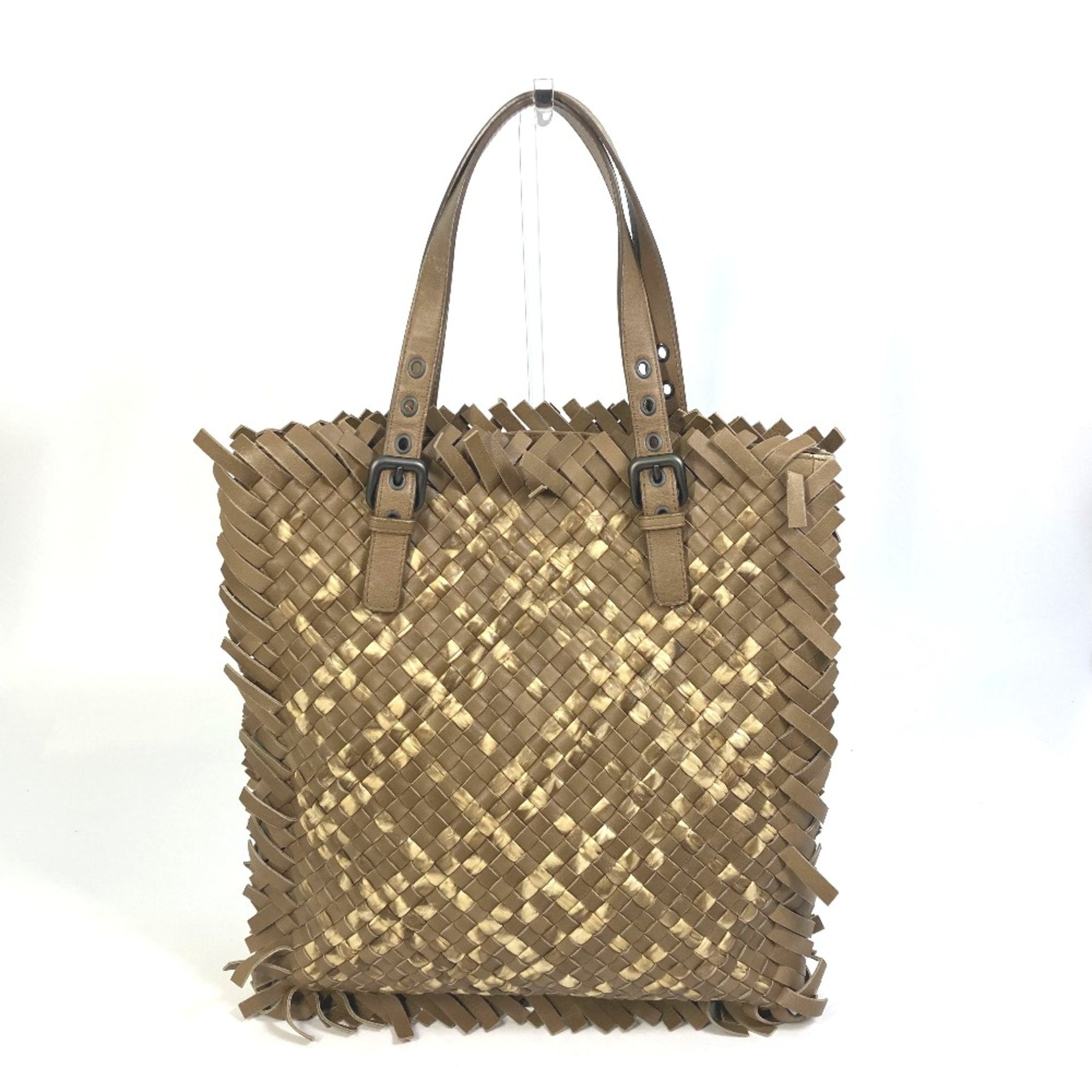 Bottega Veneta Beige Leather Tote Bag (Pre-Owned)