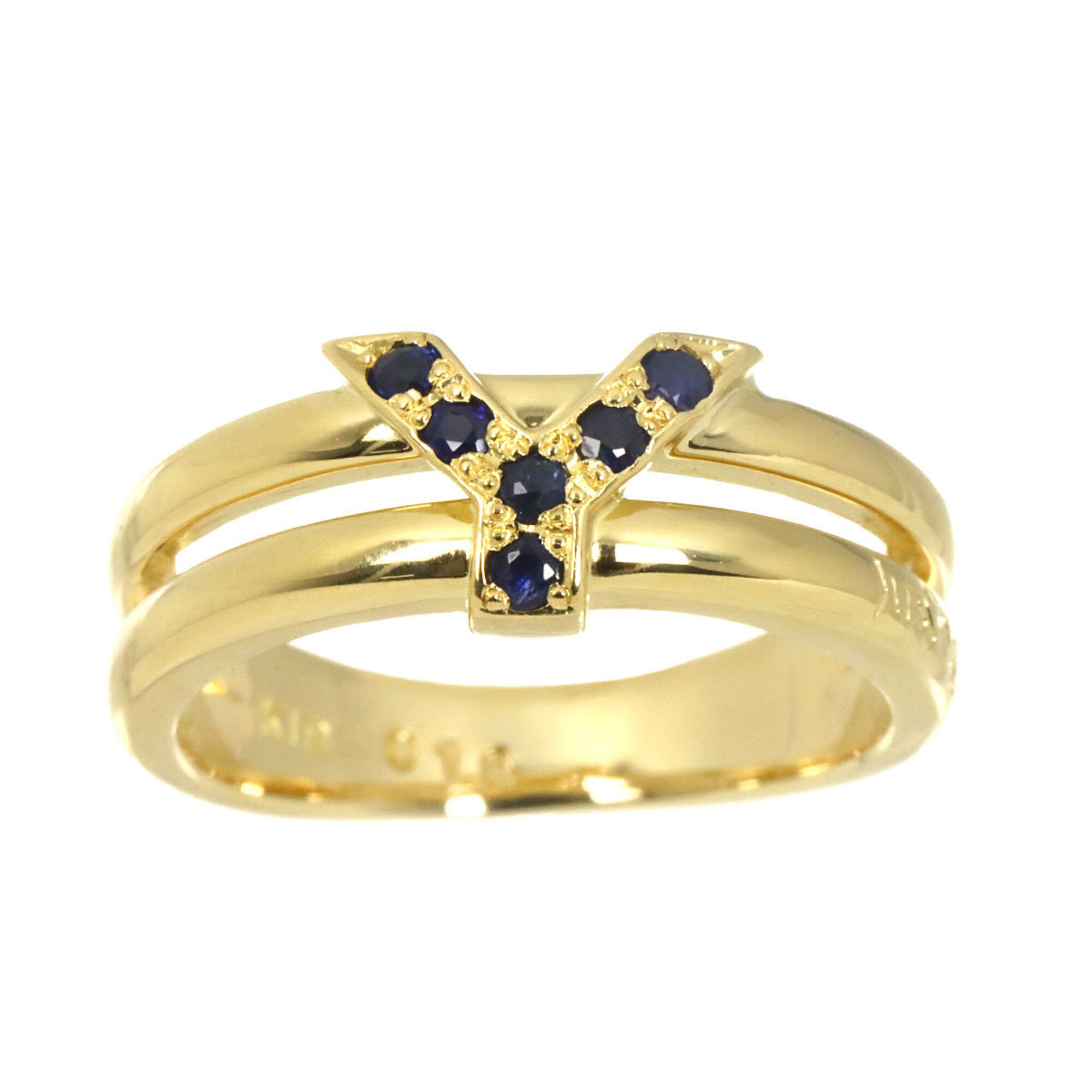 Yves Saint Laurent Yellow Gold (18K) Band Ring (Pre-Owned)