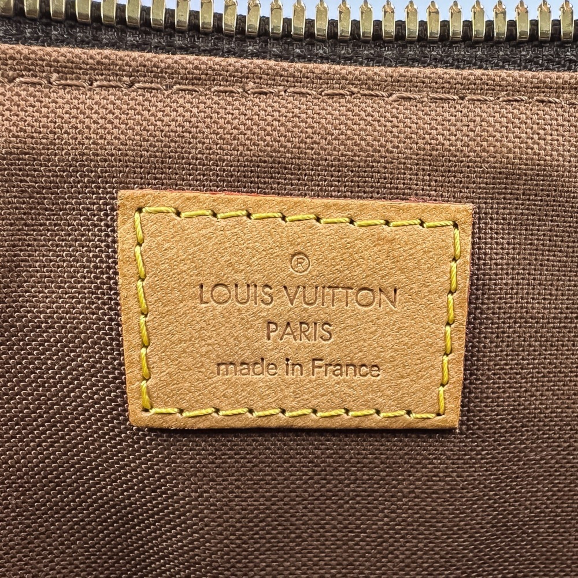 Louis Vuitton Brown Monogram Shoulder Bag Tote Bag (Pre-Owned)