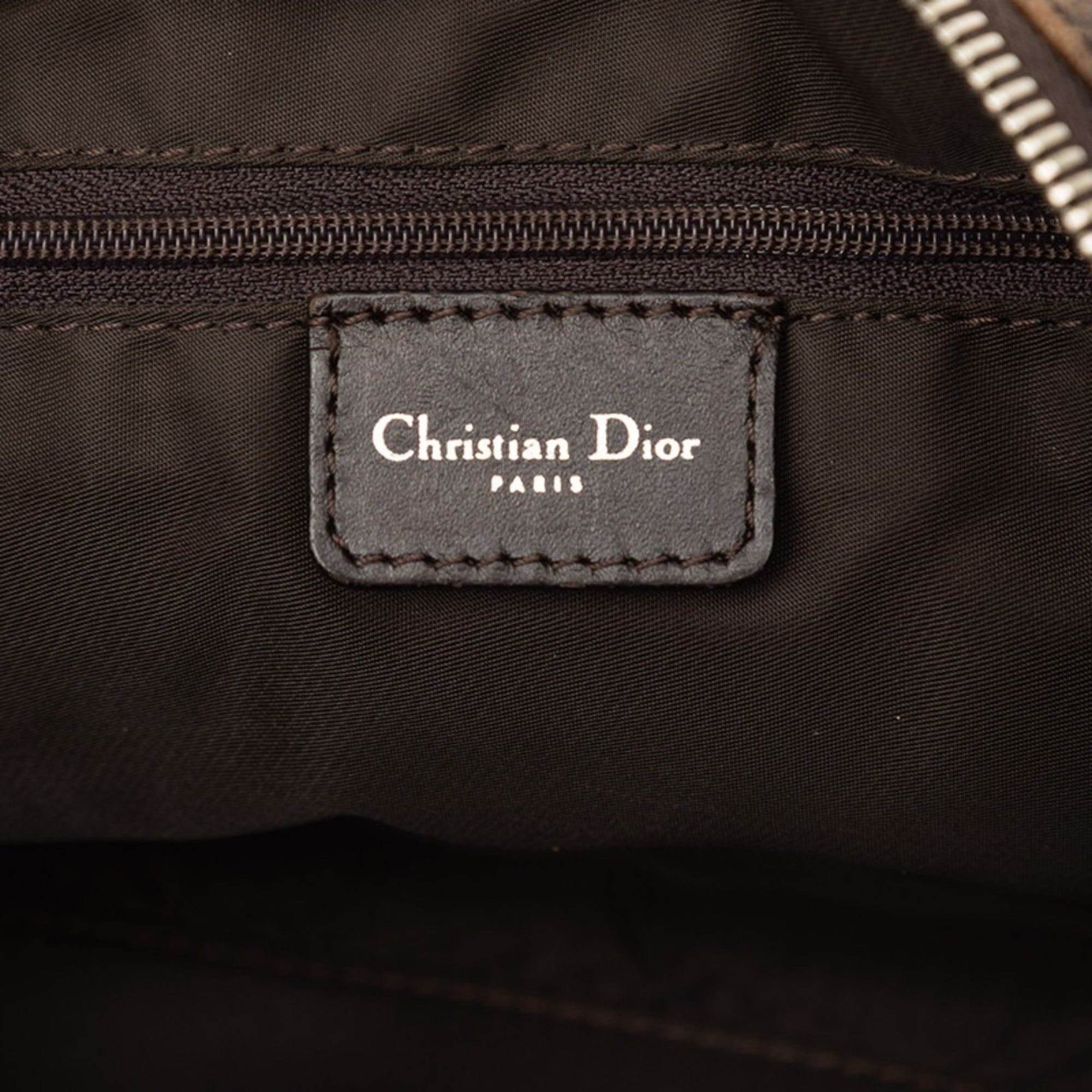 Christian Dior Brown Trotter Pvc Handbag (Pre-Owned)