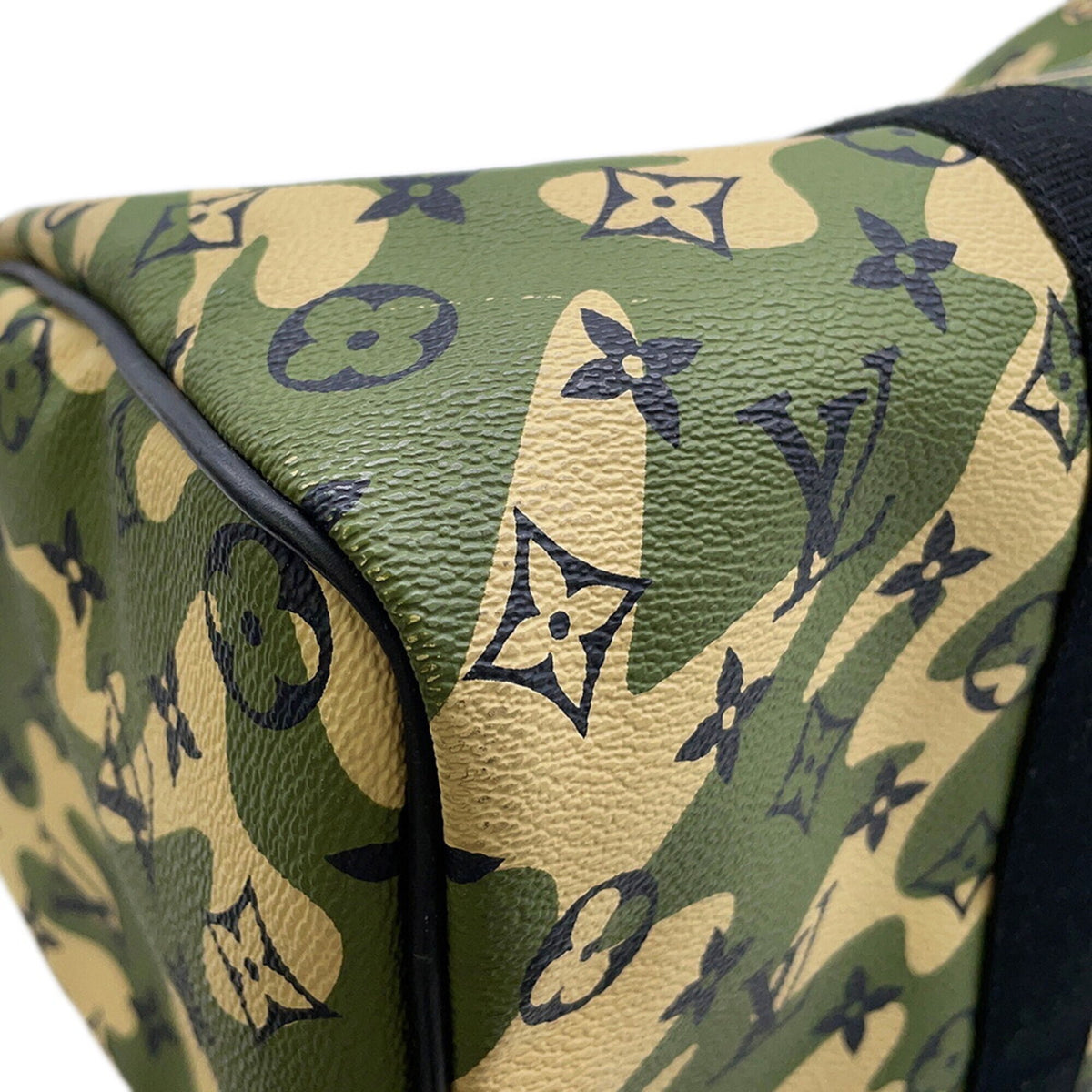 Louis Vuitton Camouflage Khaki Monogram Monogram Handbag (Pre-Owned)