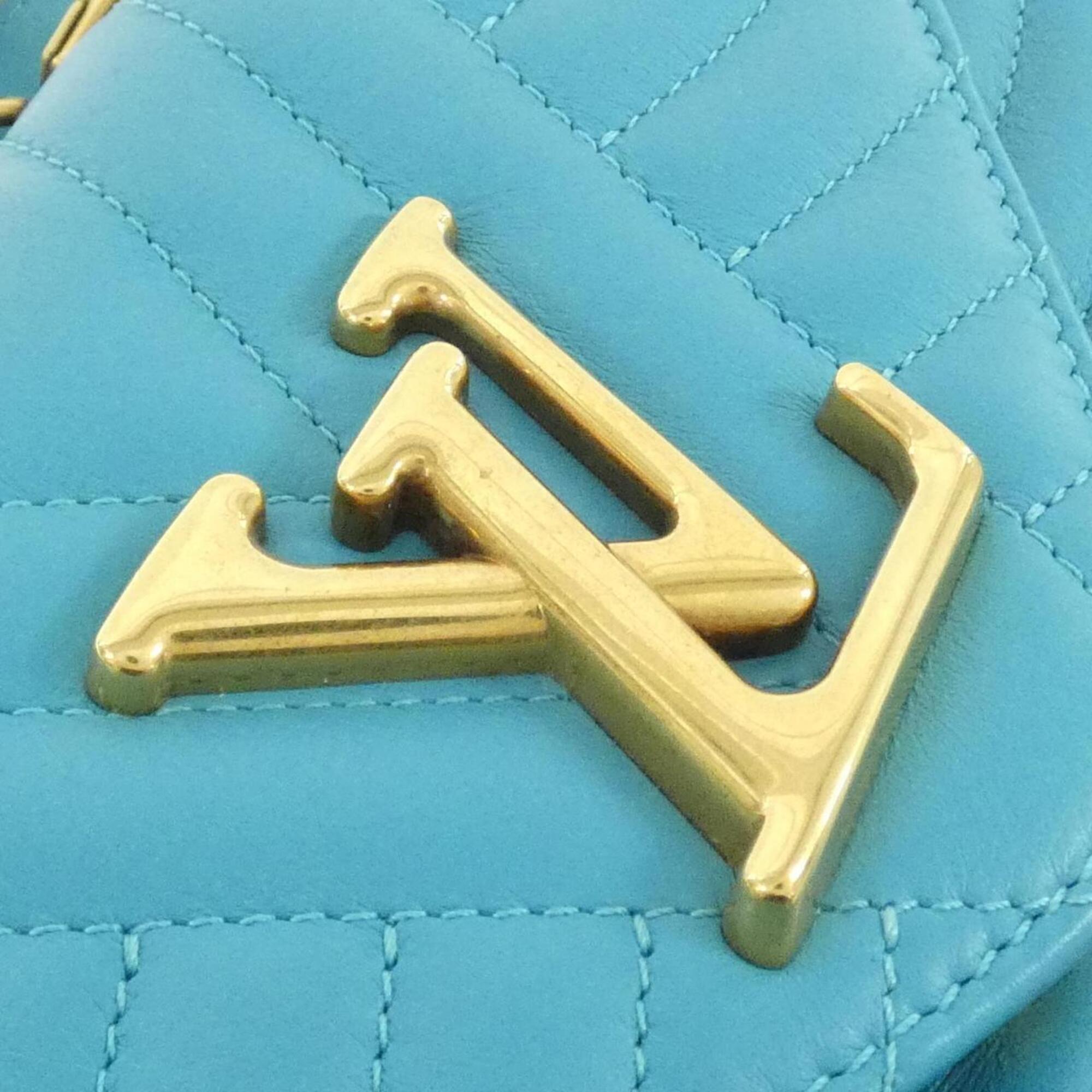 Louis Vuitton Green Leather Shoulder Bag (Pre-Owned)