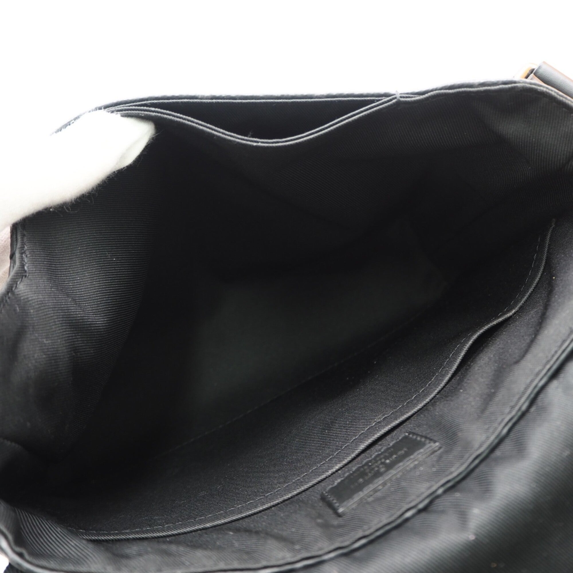 Louis Vuitton Monogram Eclipse Black Gray Coated Canvas Leather Shoulder Bag (Pre-Owned)