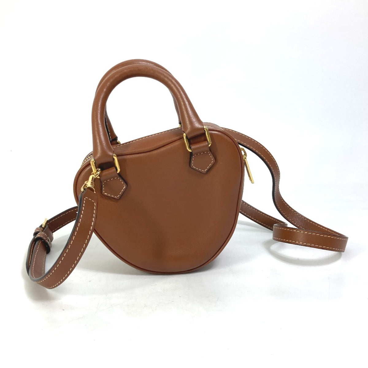 Celine Brown Leather Shoulder Bag (Pre-Owned)