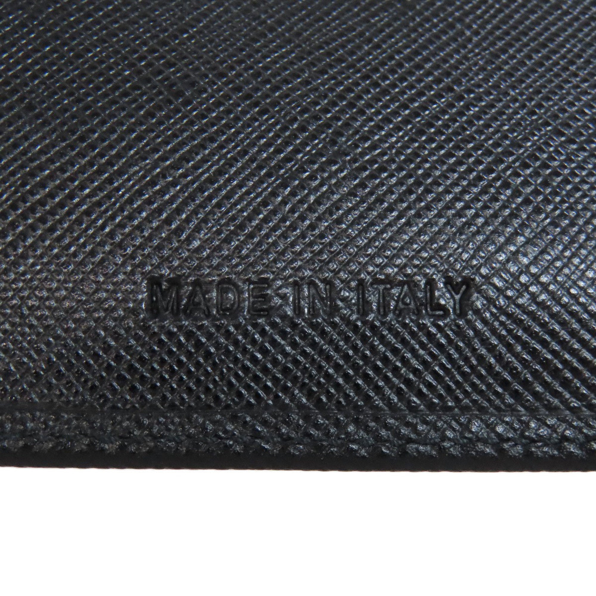 Prada Black Leather Wallet (Bi-Fold) (Pre-Owned)
