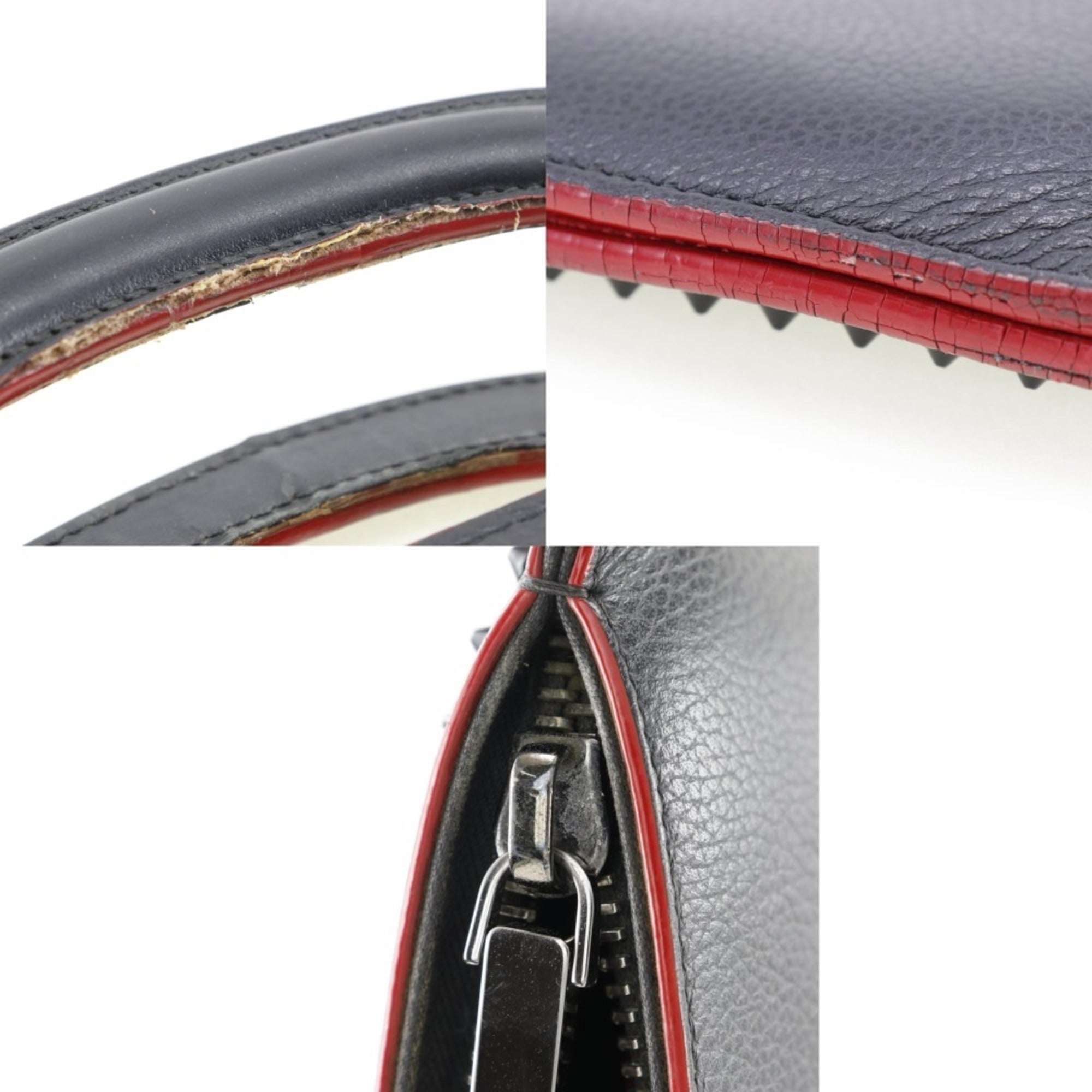 Christian Louboutin Black Leather Handbag (Pre-Owned)