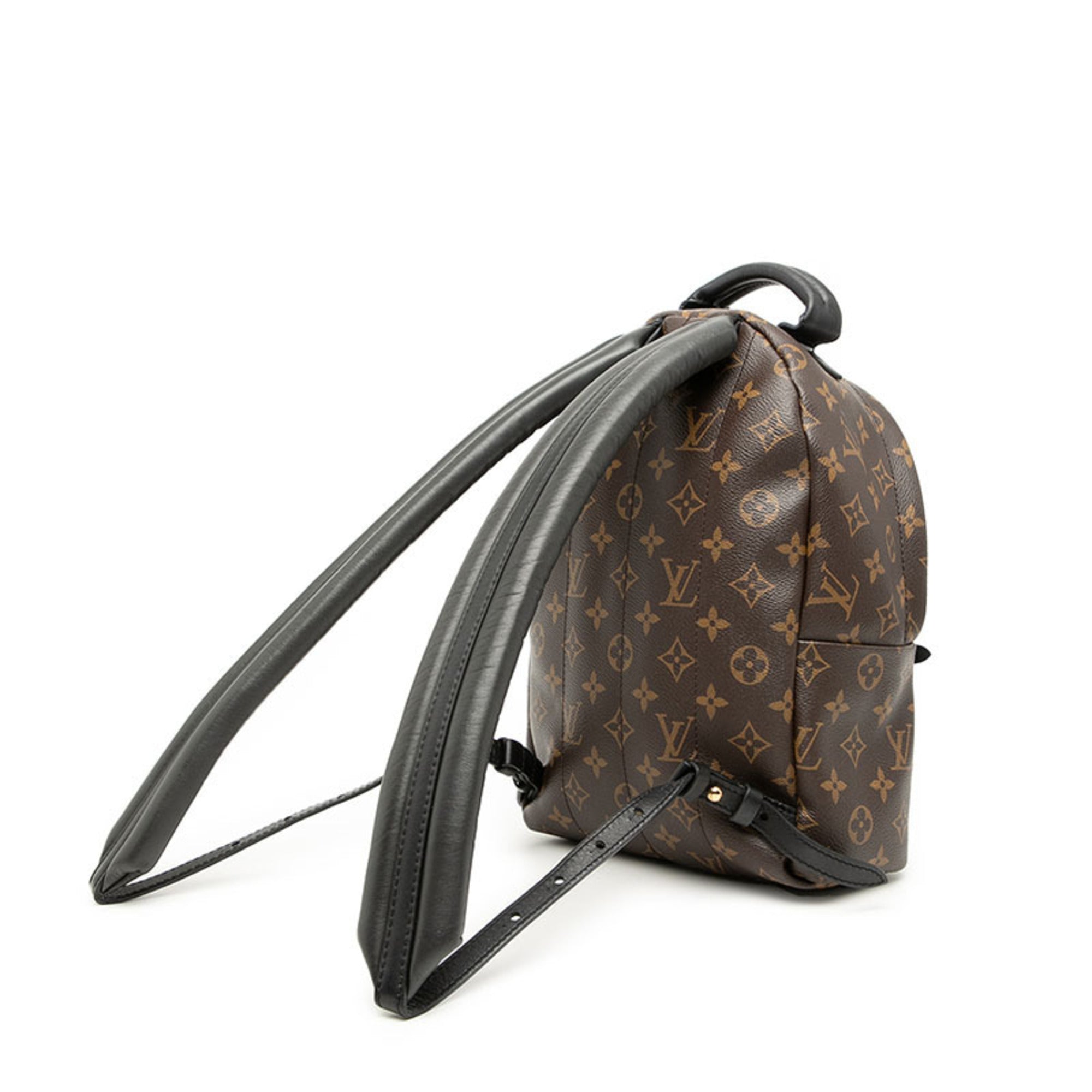 Louis Vuitton Monogram Black Brown Pvc Leather Backpack (Pre-Owned)