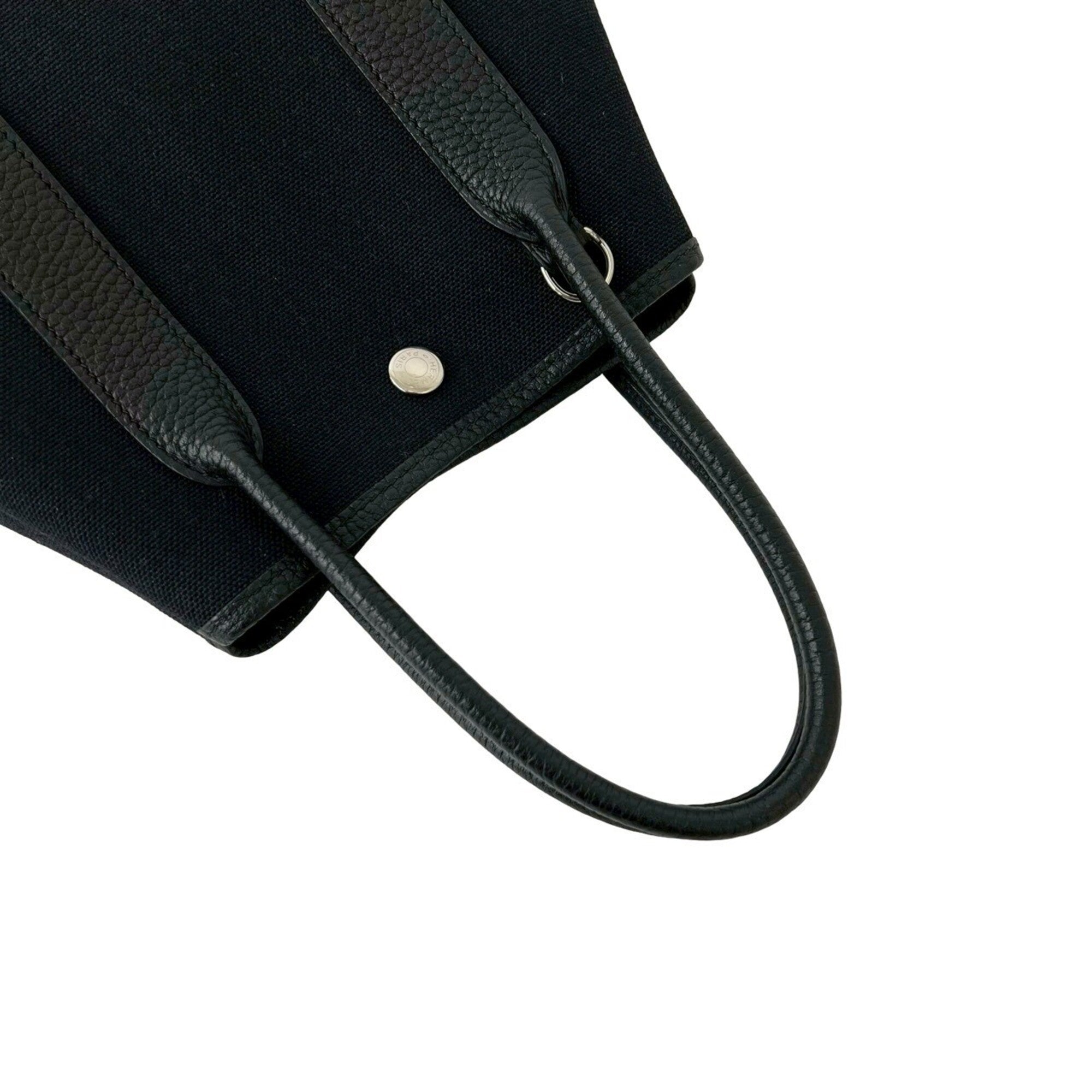 Hermes Black Negonda Leather Handbag Shoulder Bag (Pre-Owned)