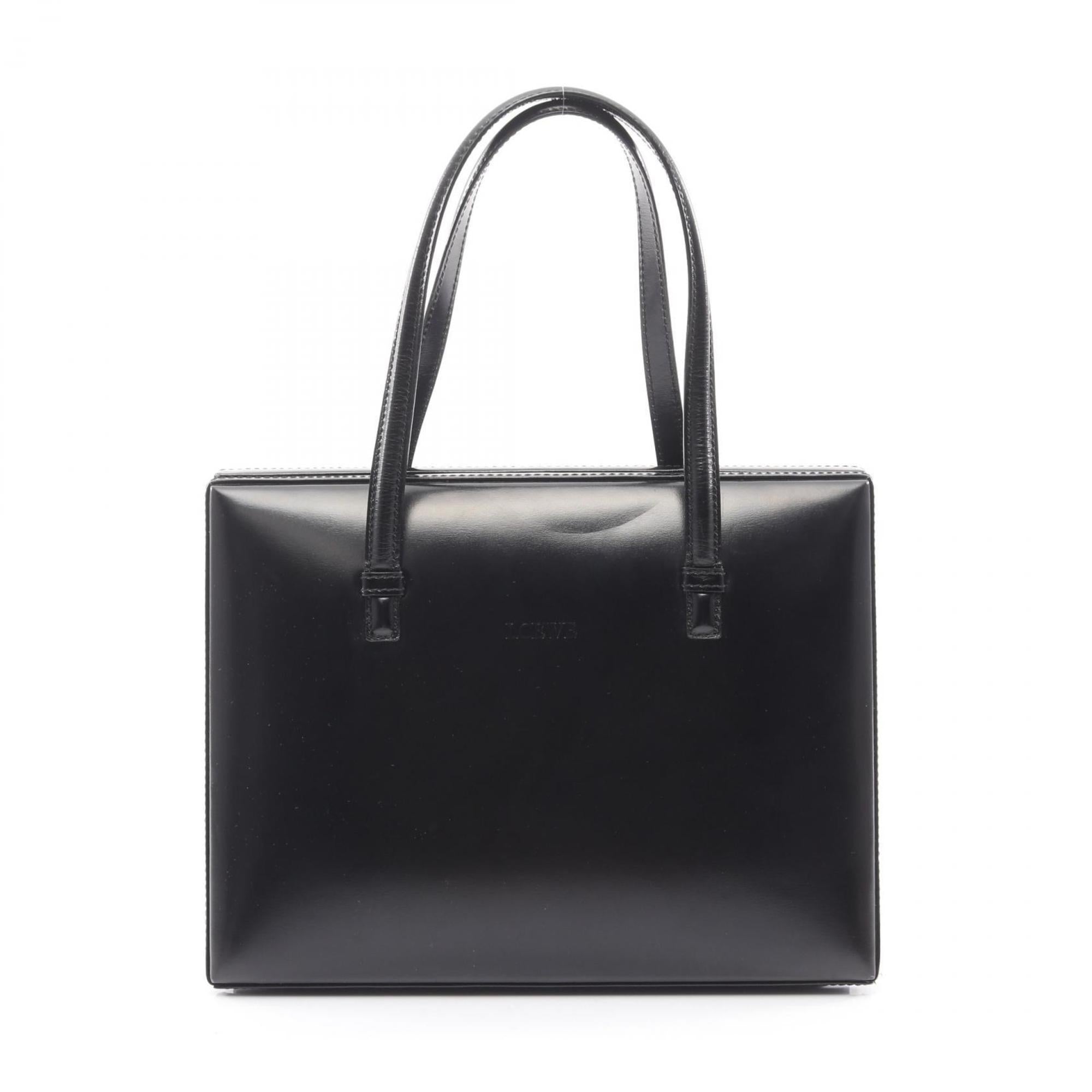 Loewe Black Leather Handbag (Pre-Owned)