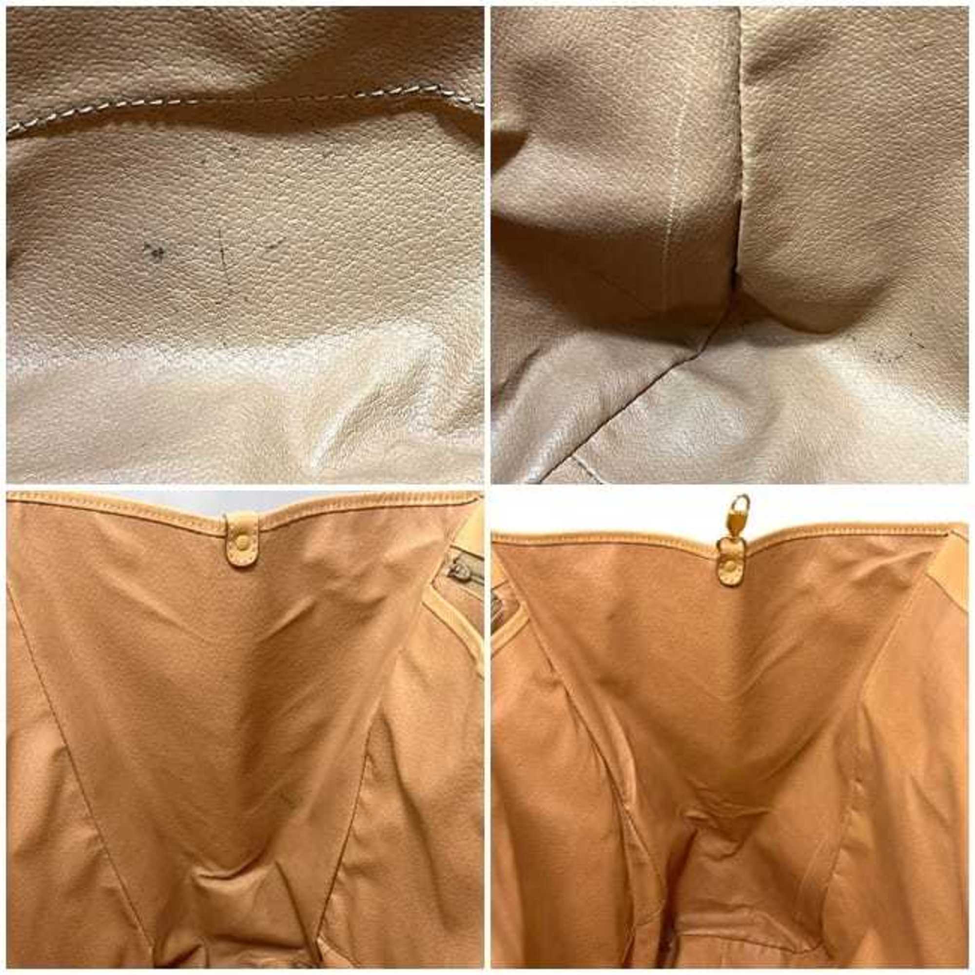 Celine Beige Brown Pvc Leather Tote Bag (Pre-Owned)