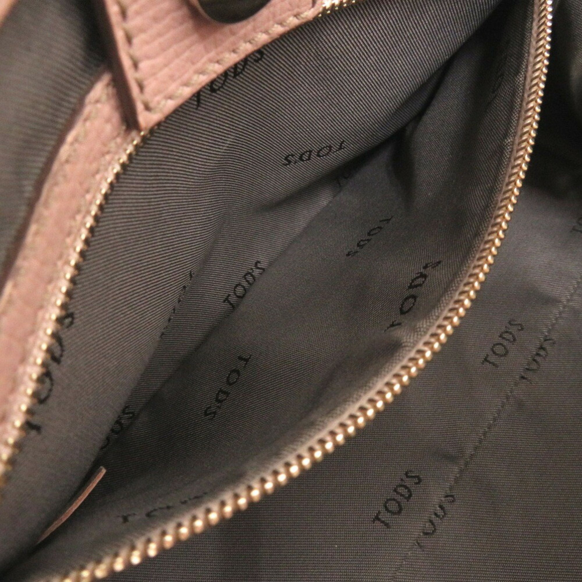 Tod's Pink Leather Handbag (Pre-Owned)