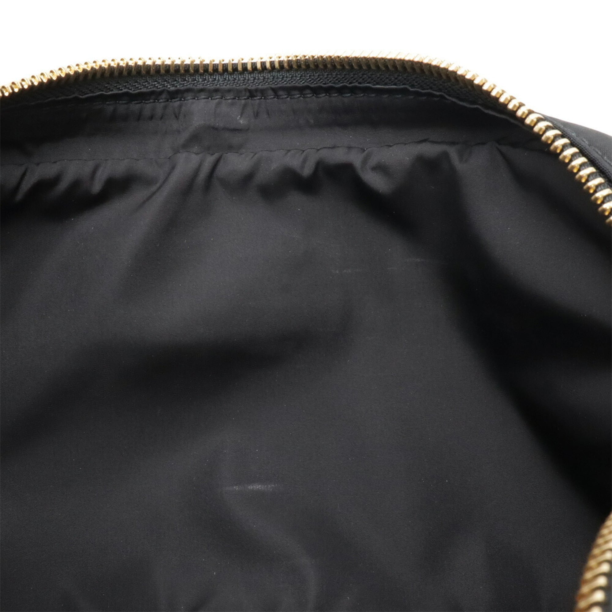 Salvatore Ferragamo Black Nylon Leather Shoulder Bag (Pre-Owned)