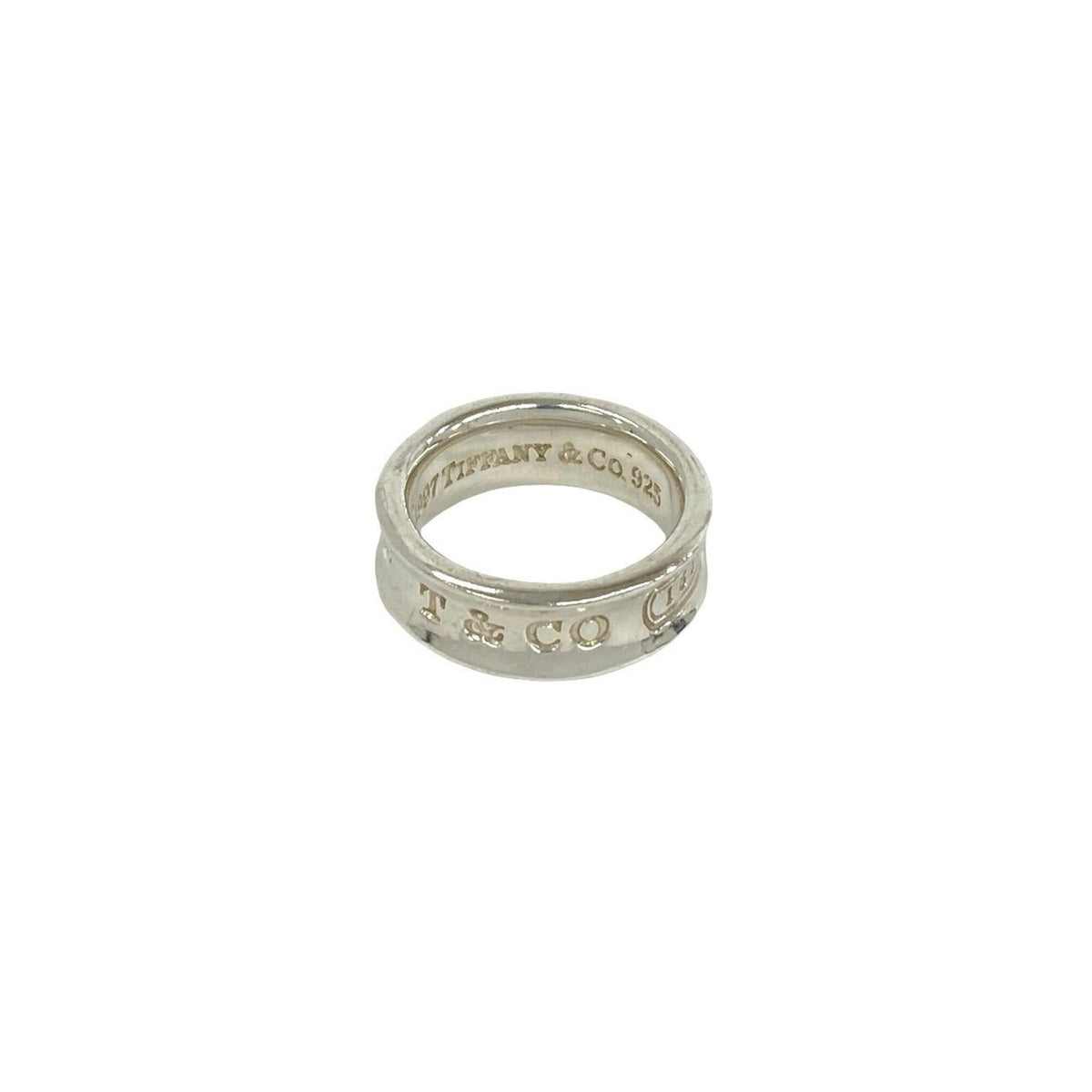 Tiffany Silver Silver 925 Band Ring (Pre-Owned)