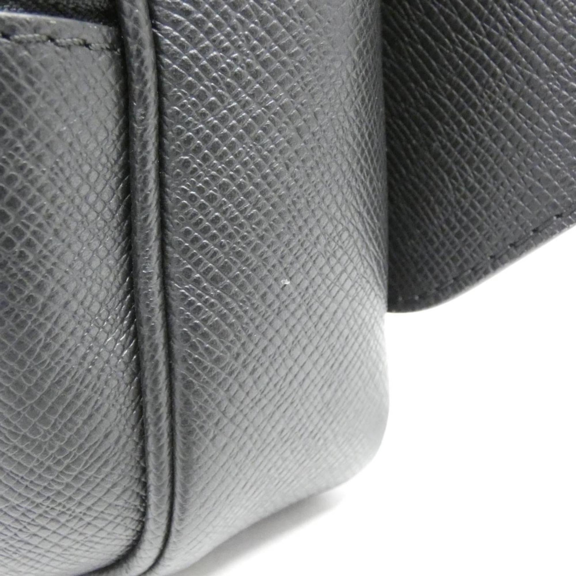 Louis Vuitton Black Coated Canvas Shoulder Bag (Pre-Owned)