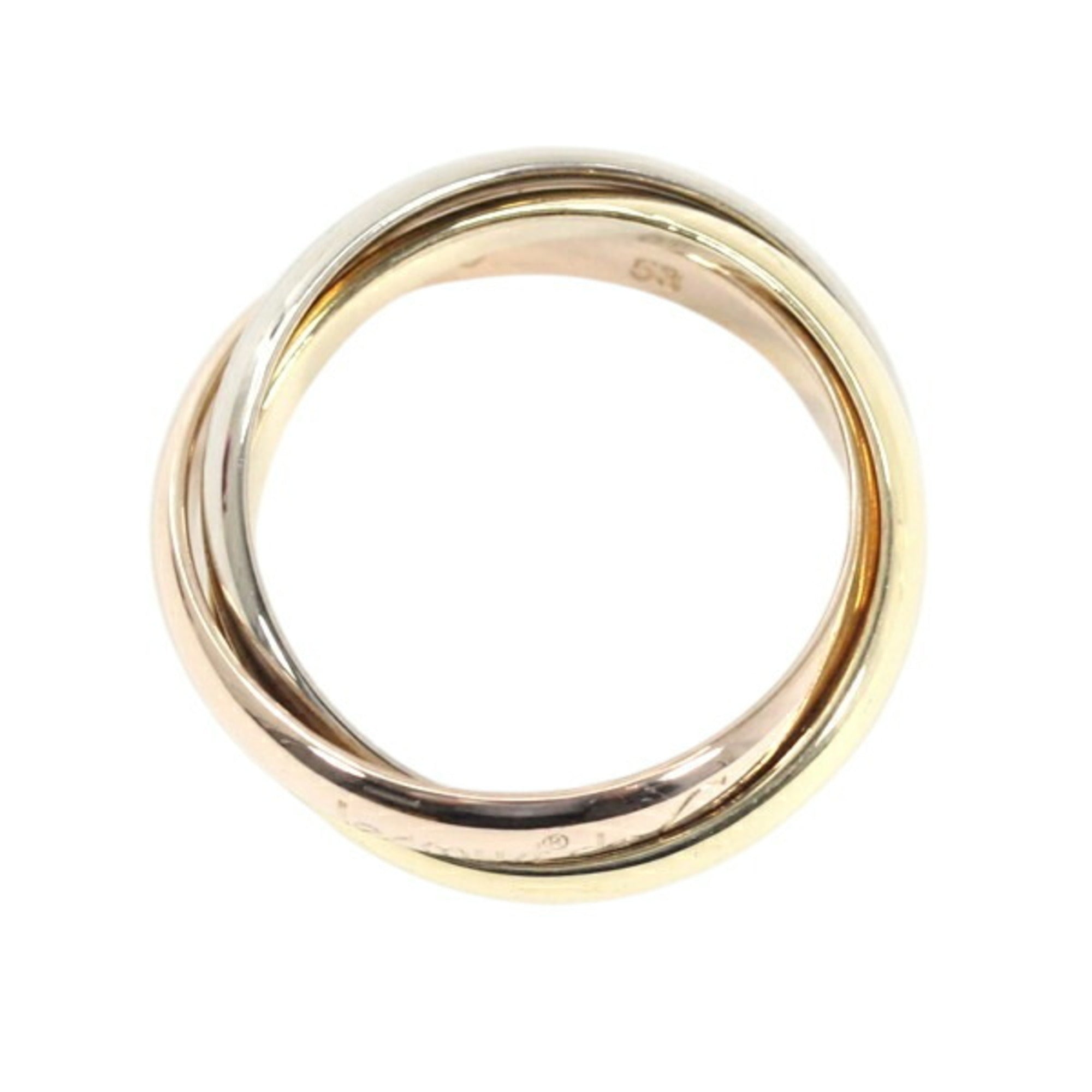 Cartier Pink Gold White Gold Yellow Gold Yellow Gold (18K) Pink Gold (18K) White Gold (18K) Band Ring (Pre-Owned)