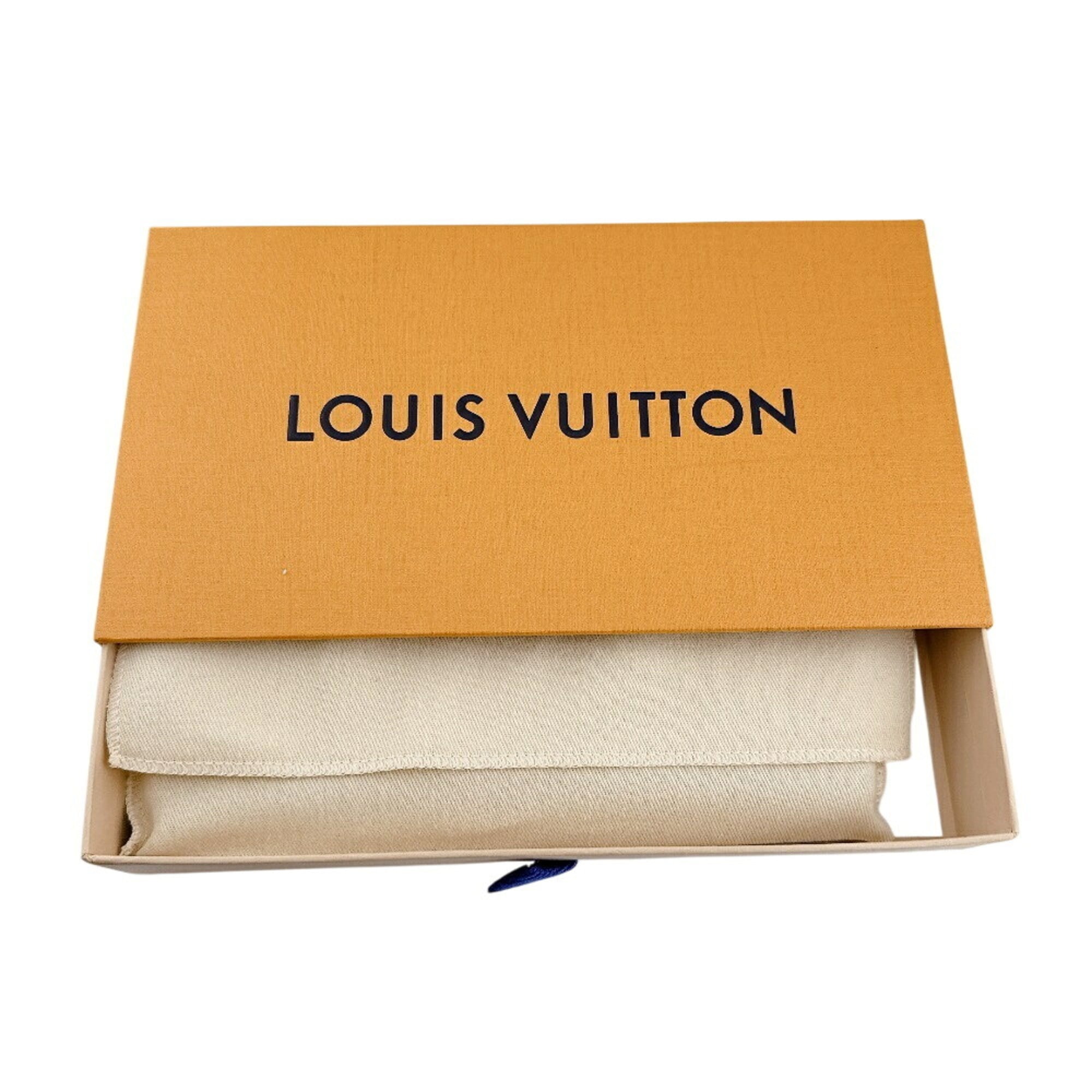 Louis Vuitton Monogram Eclipse Black Gray Monogram Eclipse Leather Long Wallet (Bi-Fold) (Pre-Owned)