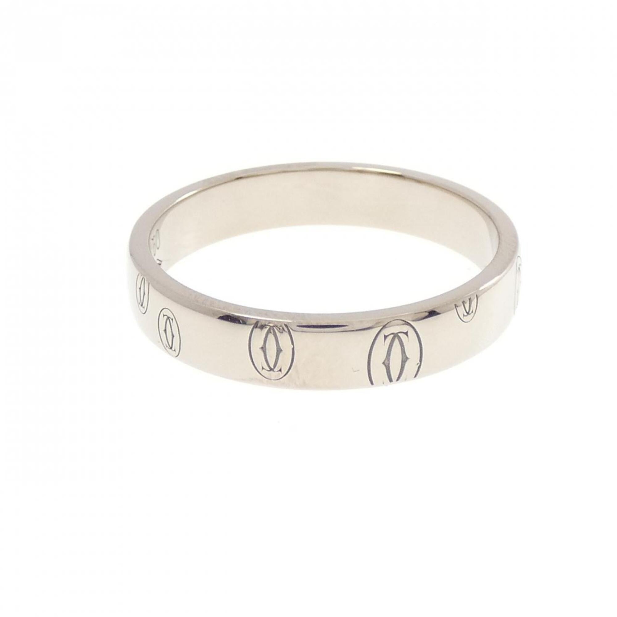 Cartier Happy Birthday White Gold White Gold (18K) Band Ring (Pre-Owned)