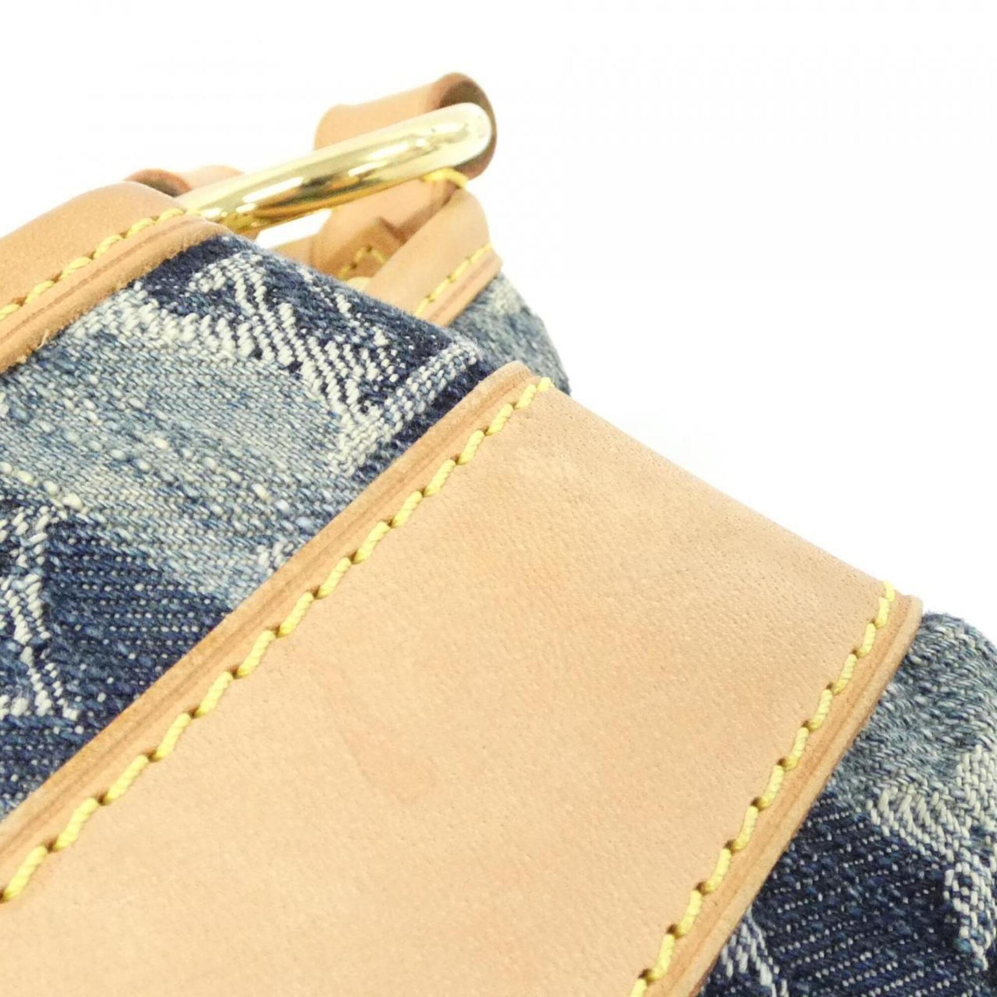 Louis Vuitton Monogram Denim Blue Denim Canvas Shoulder Bag (Pre-Owned)