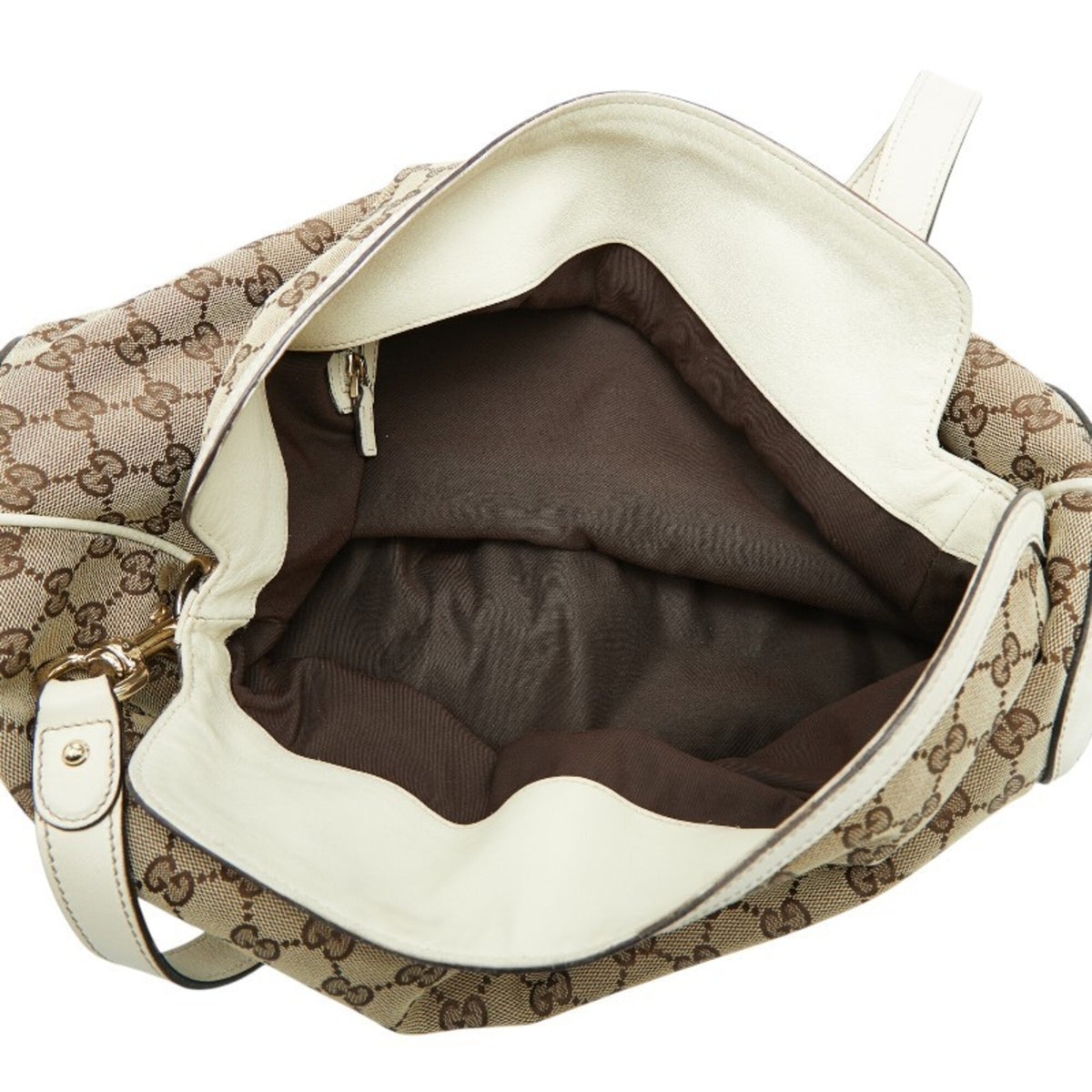 Gucci Beige Ivory Ivory Shoulder Bag (Pre-Owned)