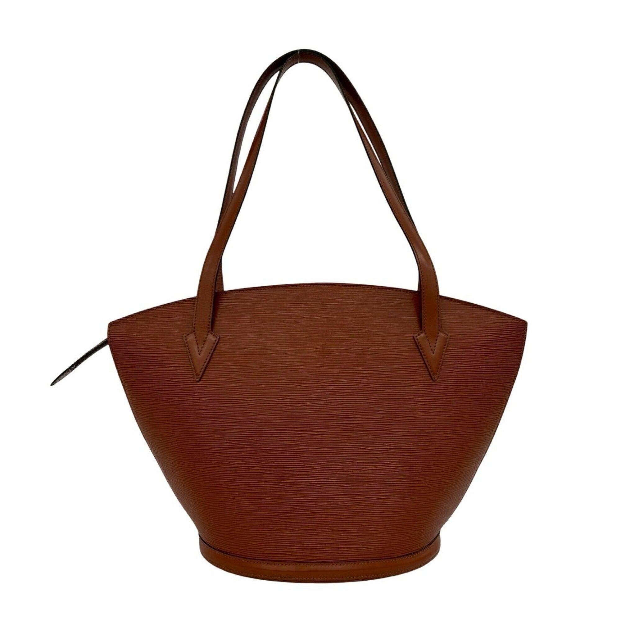 Louis Vuitton Brown Leather Tote Bag (Pre-Owned)