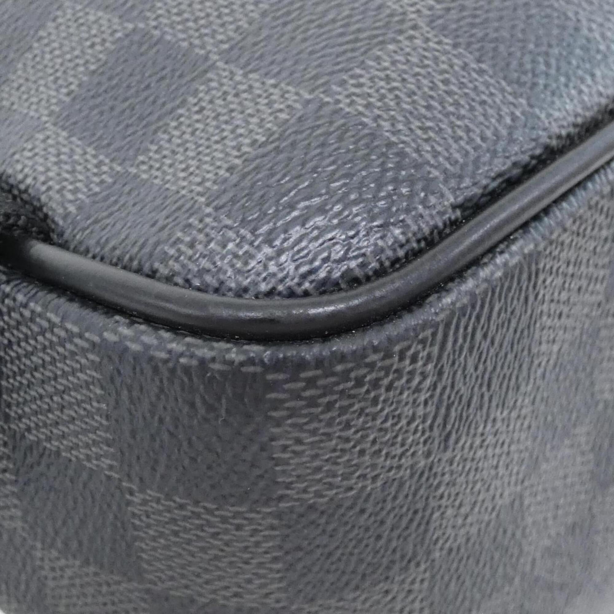 Louis Vuitton Damier Graphite Graphite Gray Coated Canvas Backpack (Pre-Owned)