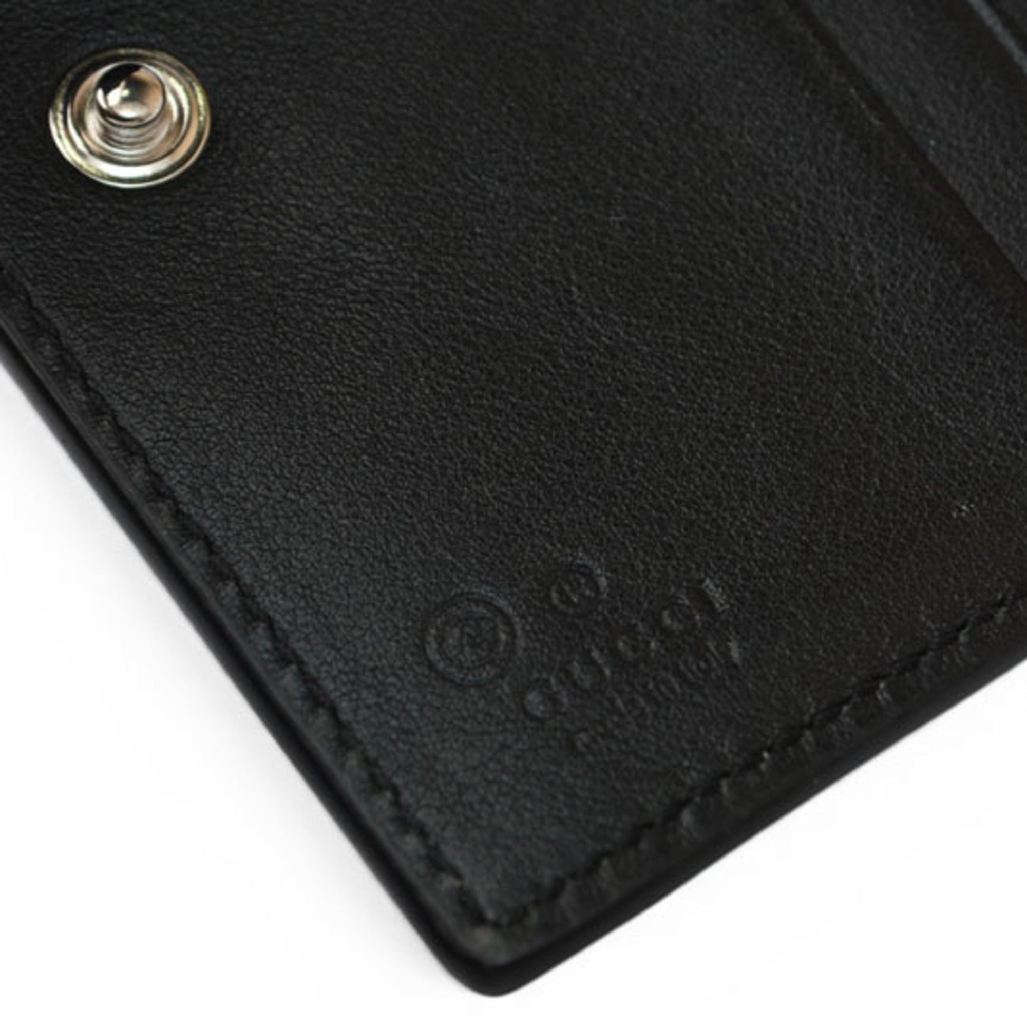 Gucci Black Leather Wallet (Bi-Fold) (Pre-Owned)
