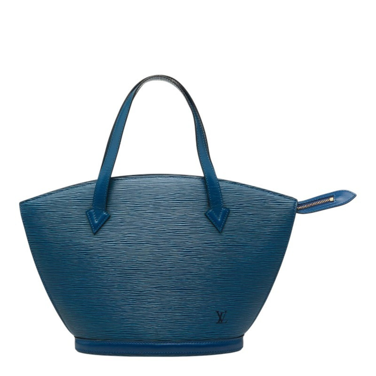 Louis Vuitton Toledo Blue Leather Handbag (Pre-Owned)