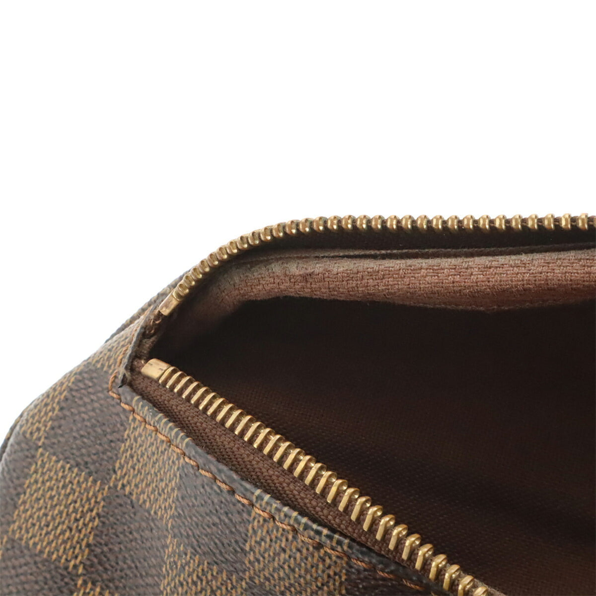 Louis Vuitton Brown Damier Canvas White Damier Canvas Fanny Pack Pouch (Pre-Owned)