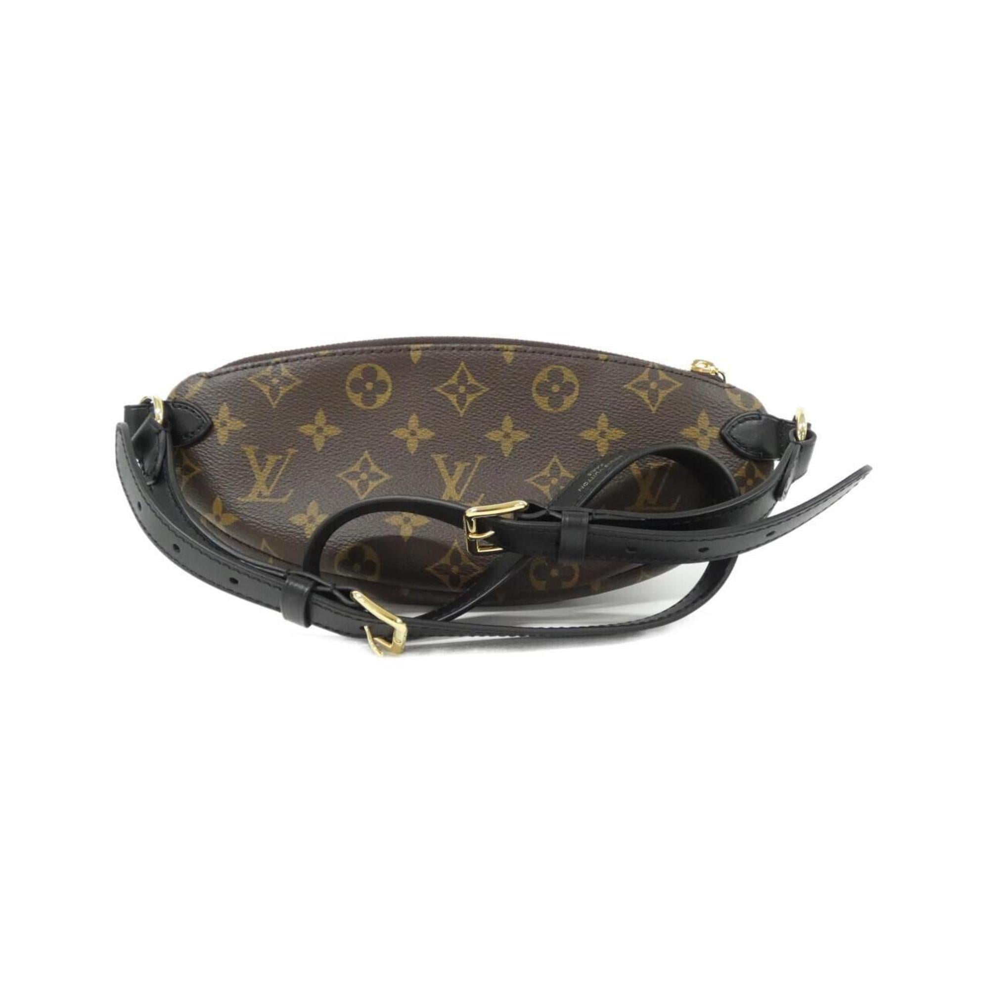 Louis Vuitton Monogram Brown Coated Canvas Handbag (Pre-Owned)
