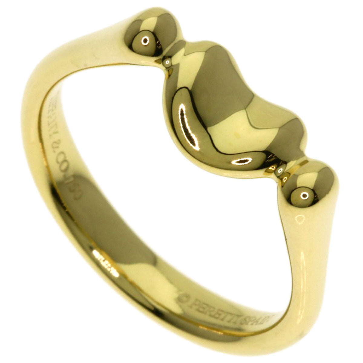 Tiffany Bean Yellow Gold (18K) Band Ring (Pre-Owned)