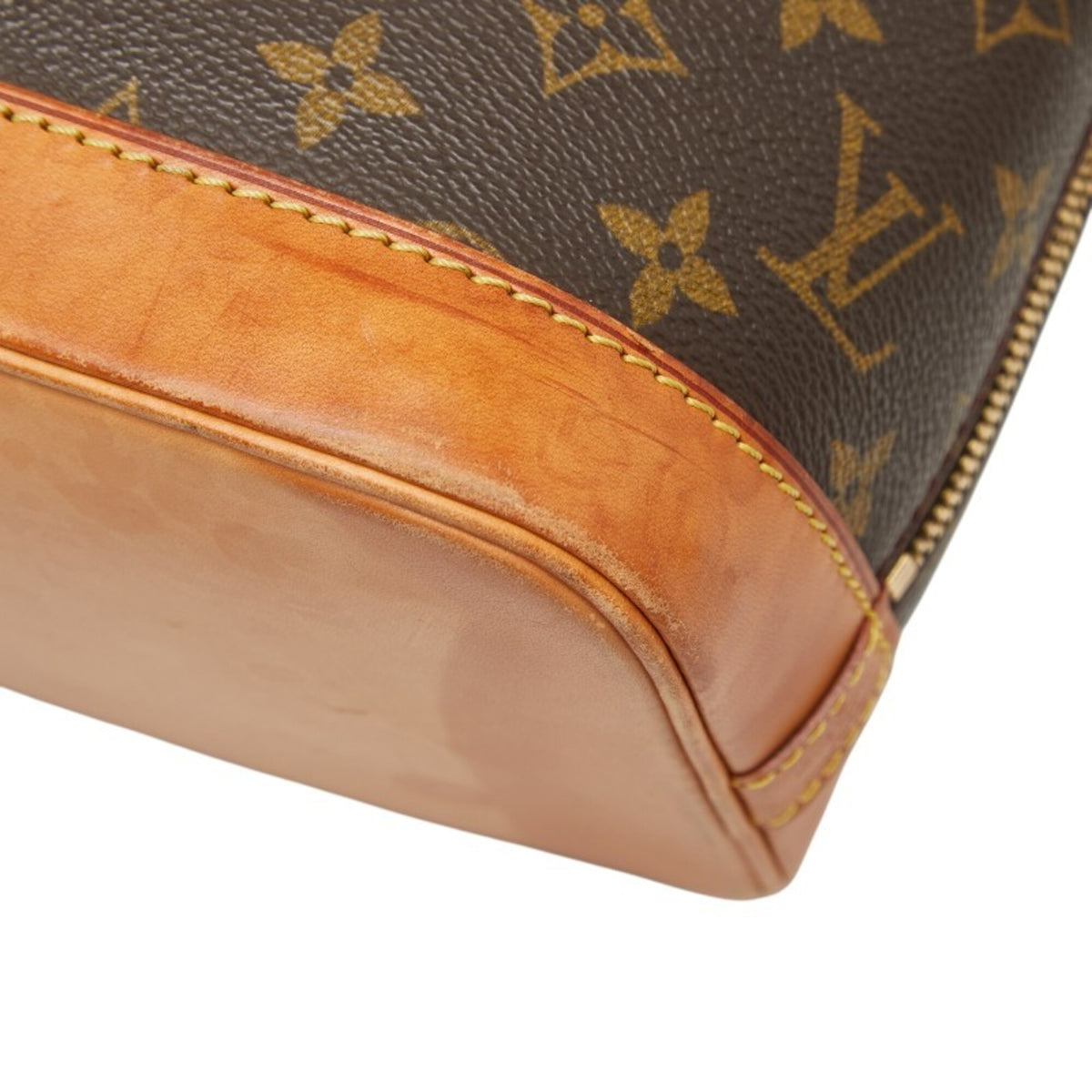 Louis Vuitton Brown Pvc Leather Handbag (Pre-Owned)