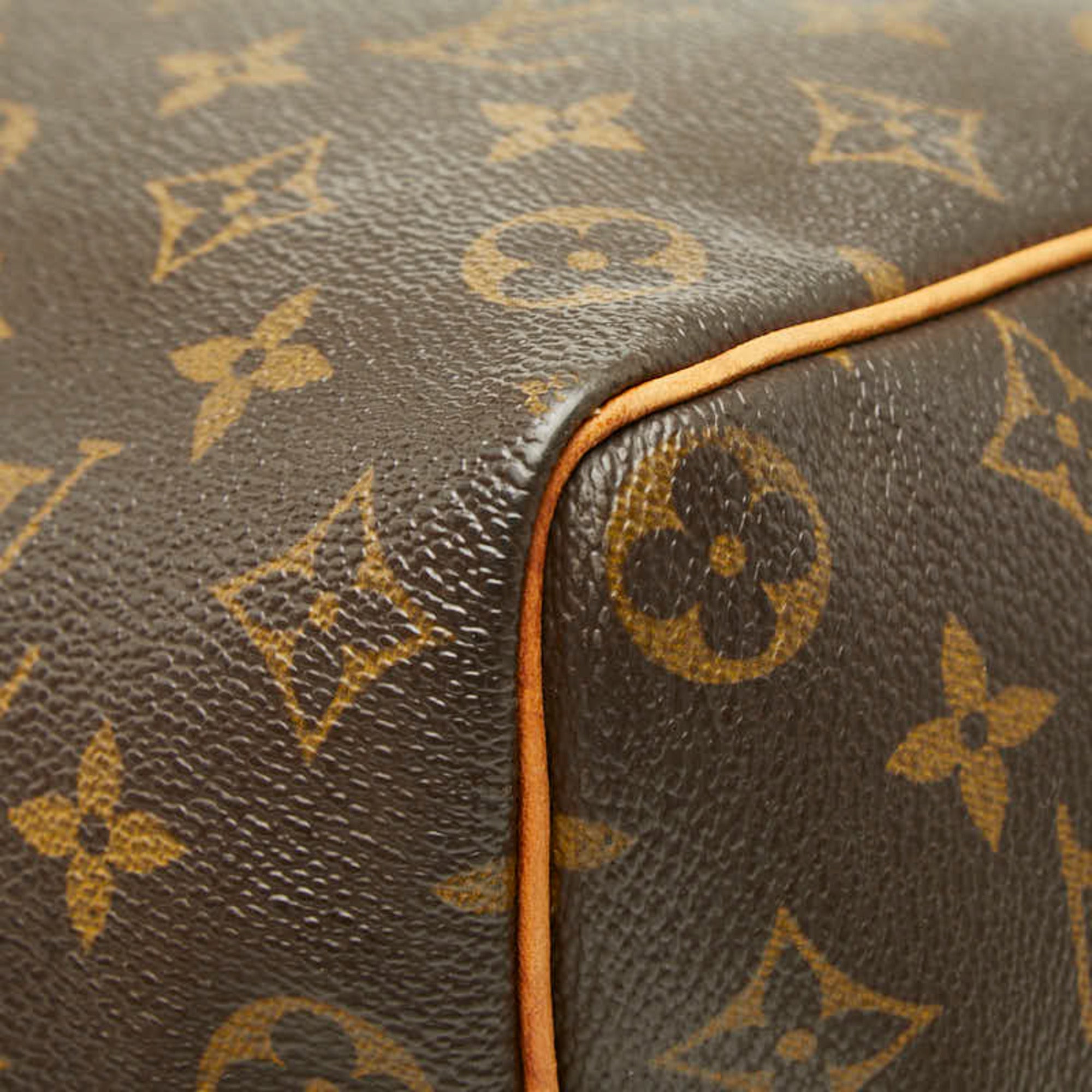 Louis Vuitton Brown Pvc Leather Boston Bag Handbag (Pre-Owned)