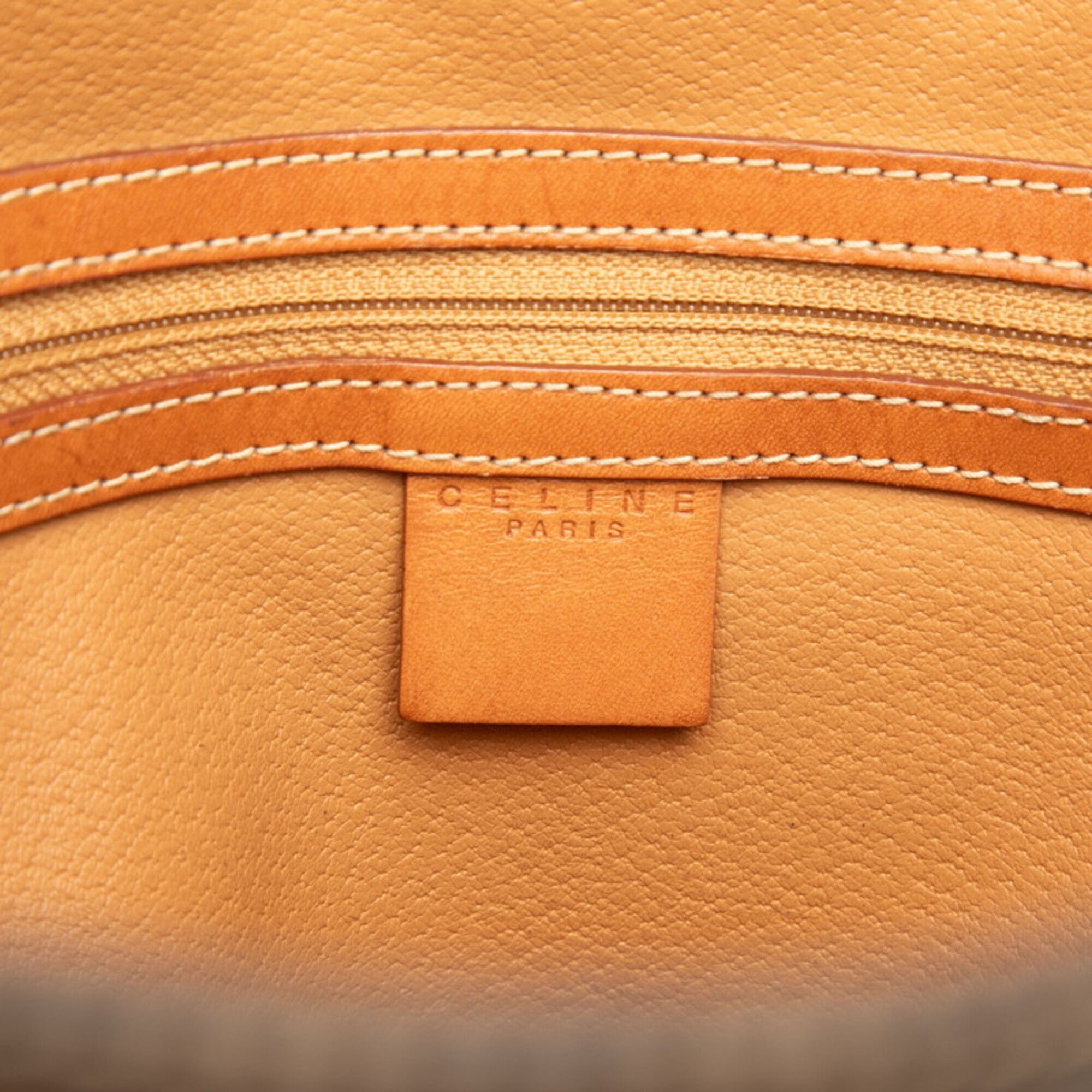 Celine Brown Pvc Leather Shoulder Bag Tote Bag (Pre-Owned)
