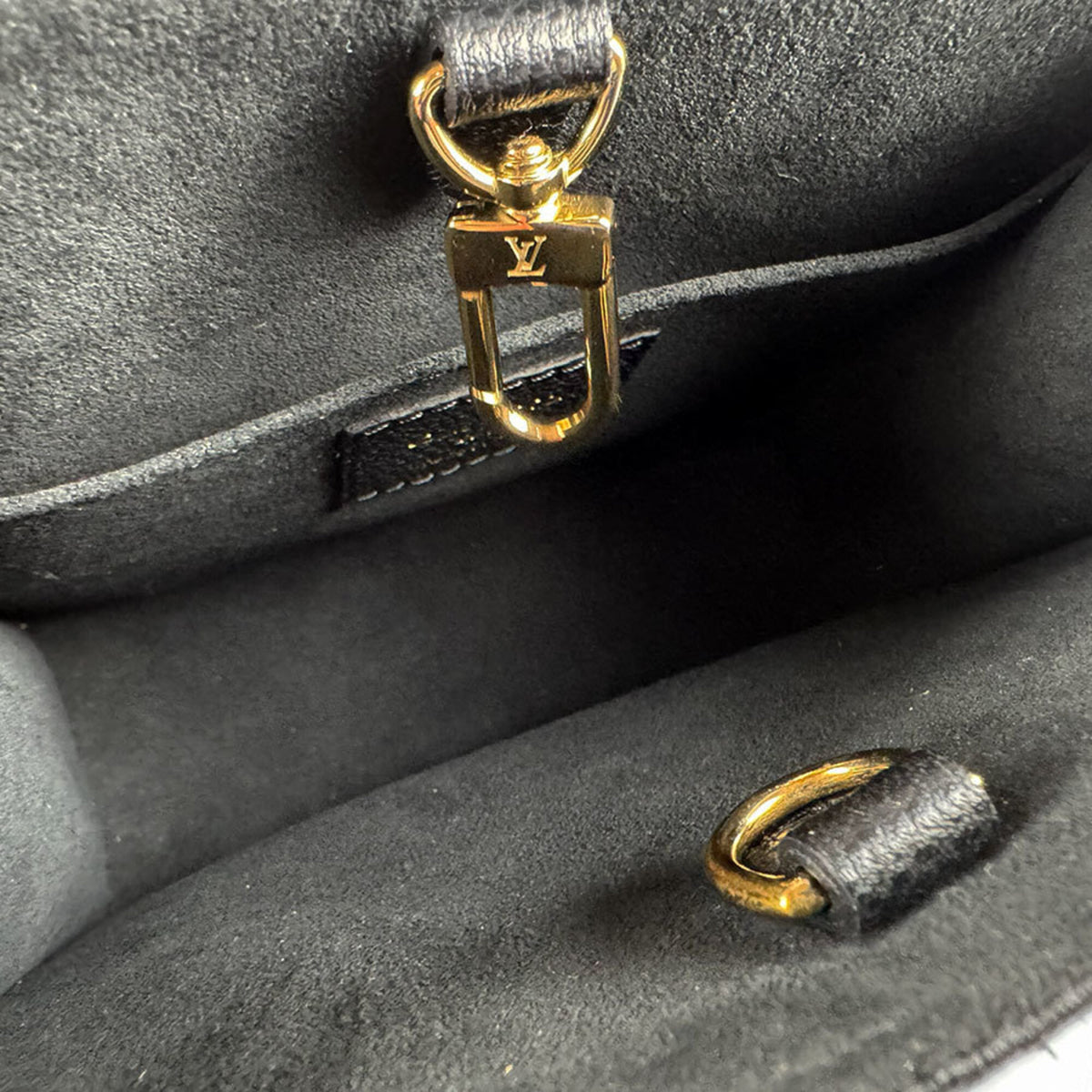 Louis Vuitton Noir Monogram Empreinte Handbag Shoulder Bag (Pre-Owned)