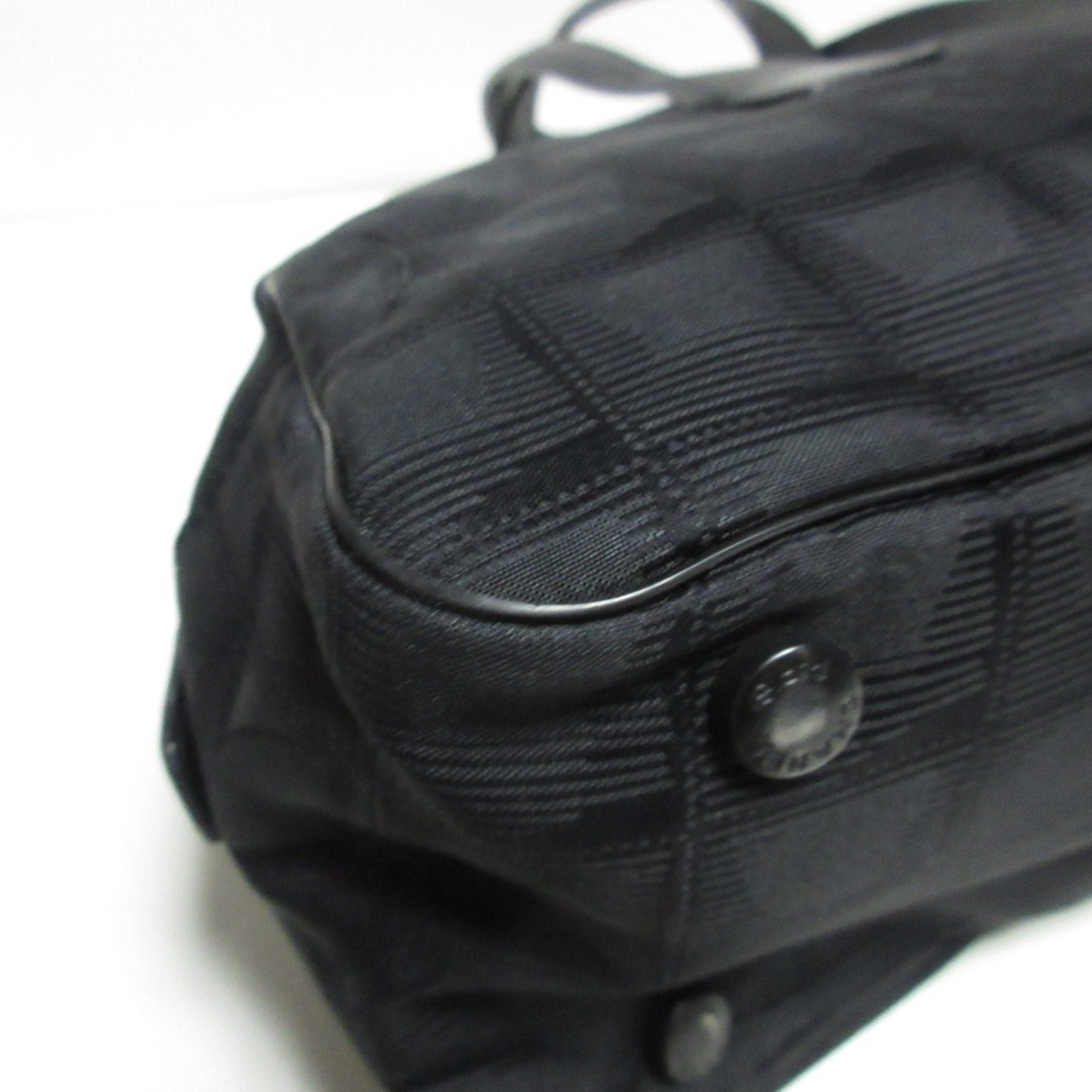 Chanel Black New Travel Line Boston Bag Handbag (Pre-Owned)