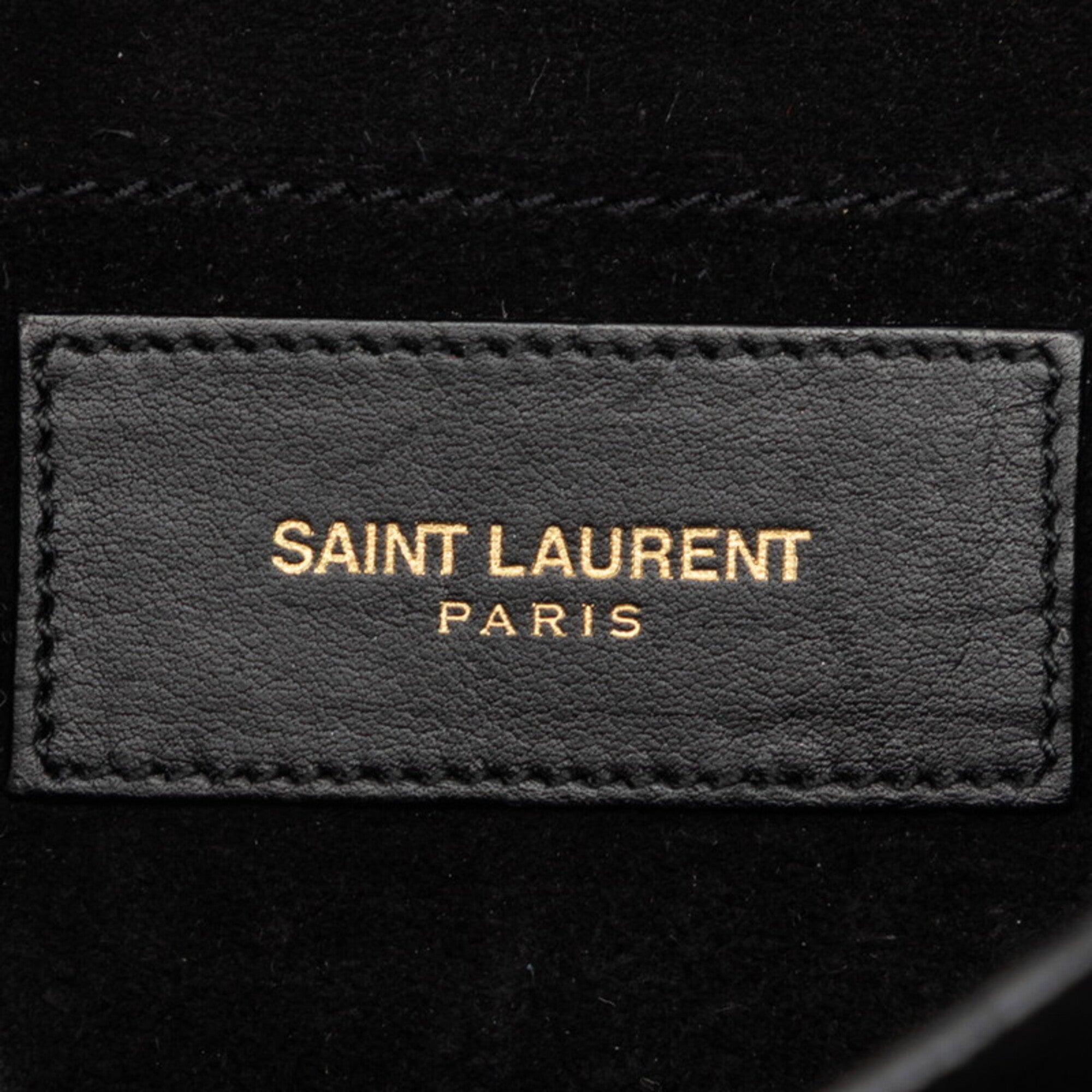 Saint Laurent Black Leather Shoulder Bag (Pre-Owned)
