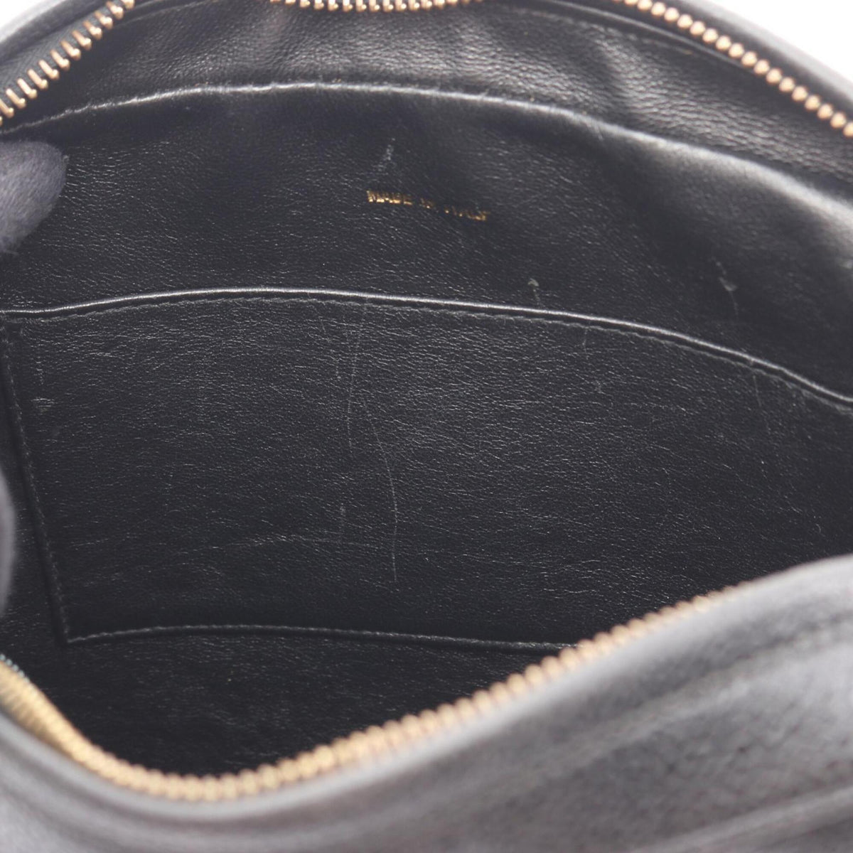 Chanel Black Leather Handbag Shoulder Bag (Pre-Owned)