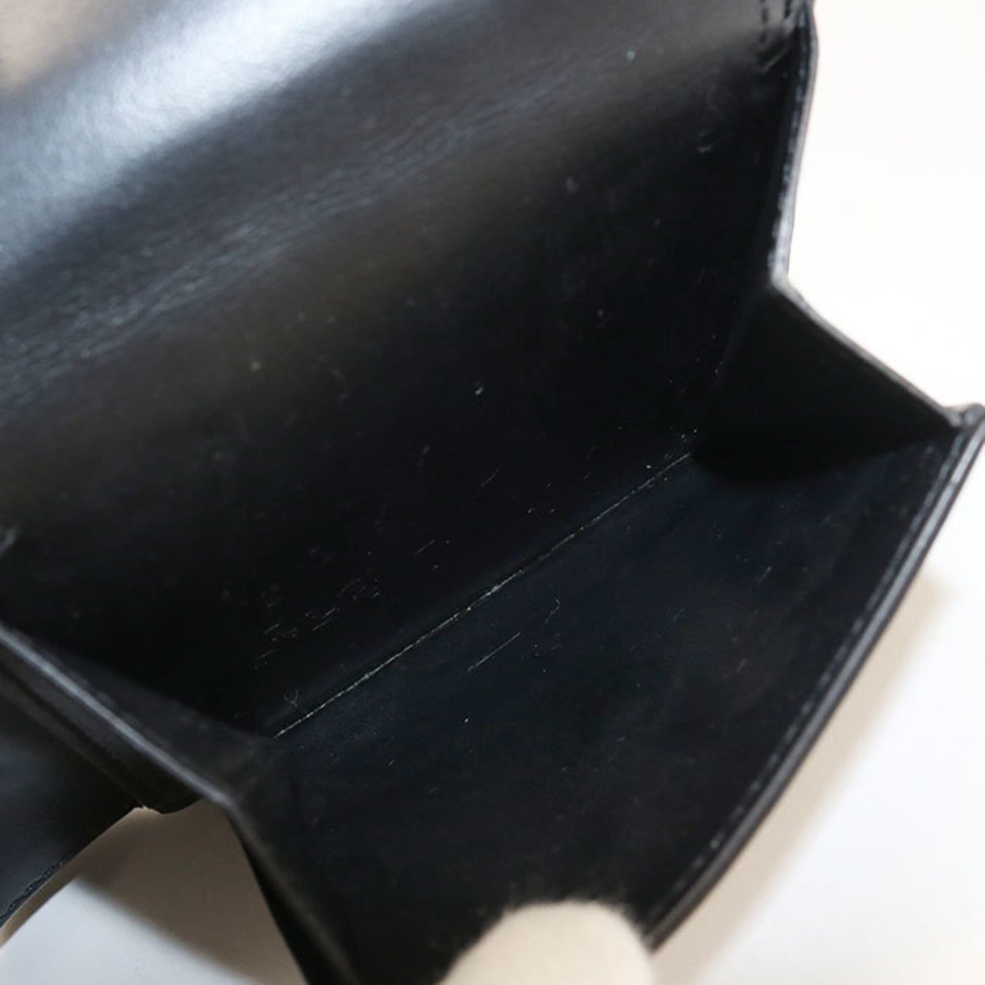 Celine Black Pvc Wallet (Bi-Fold) (Pre-Owned)